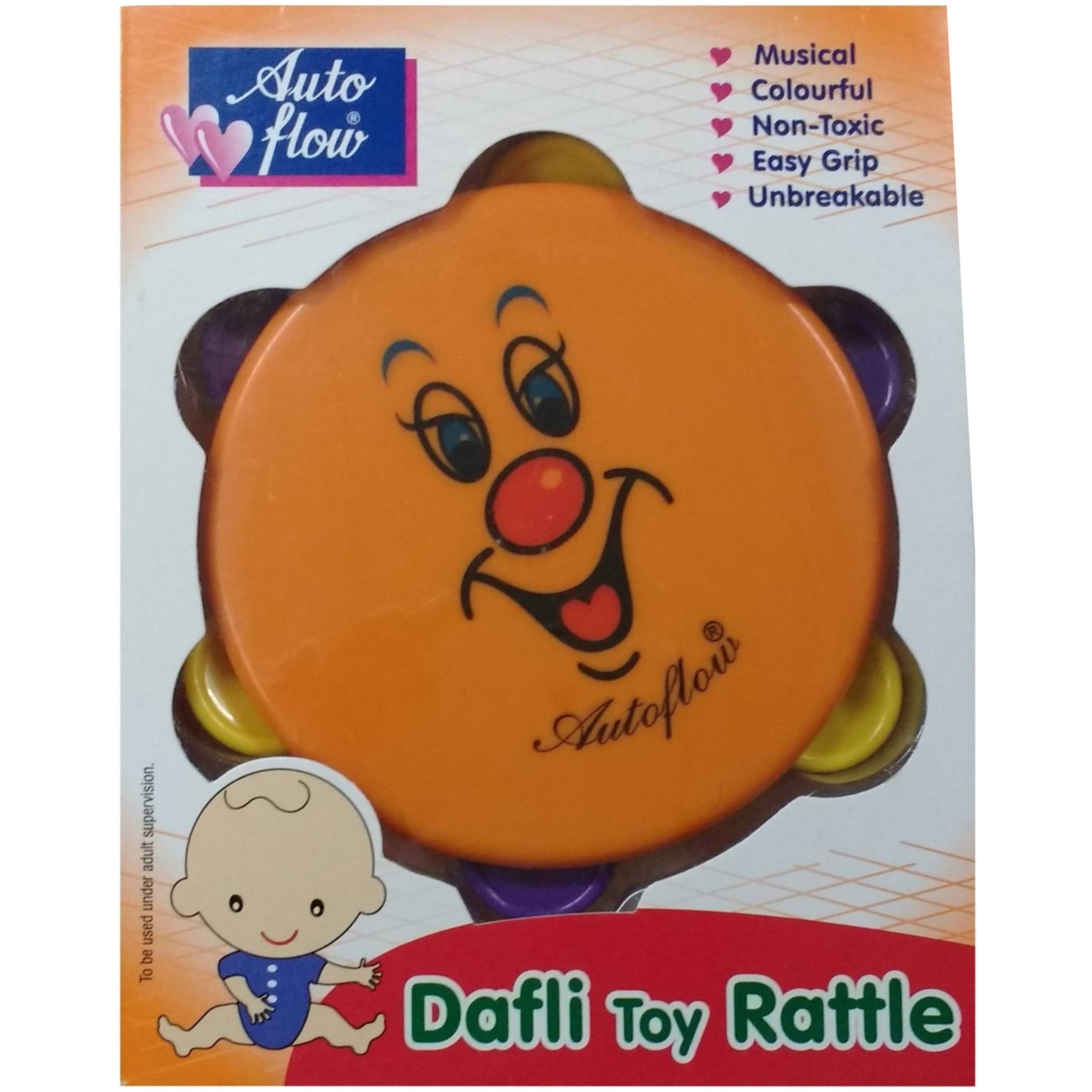 Auto Flow Rattle Toy- Dafli Toy - BT26 Peach