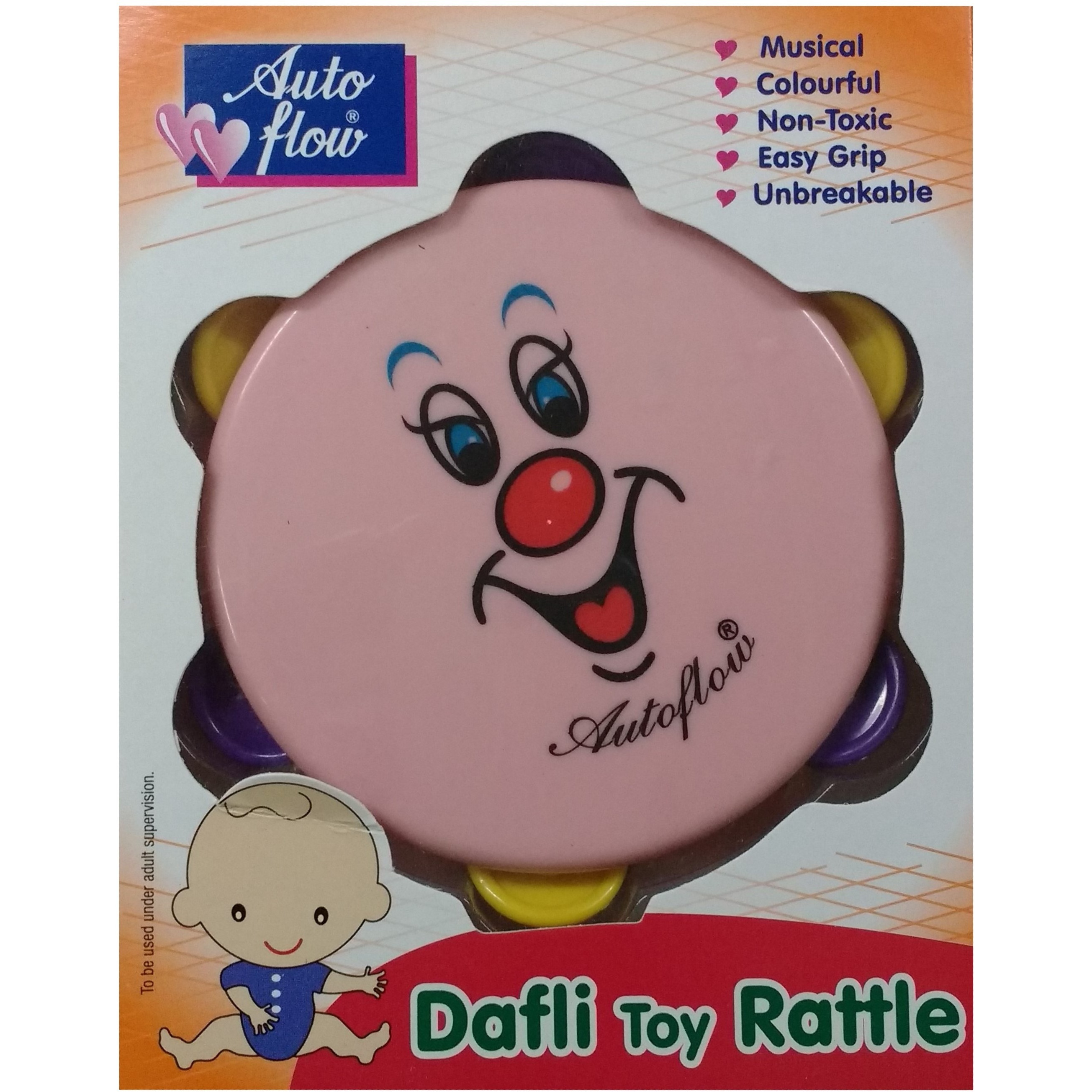 Auto Flow Rattle Toy- Dafli Toy - BT26 Pink
