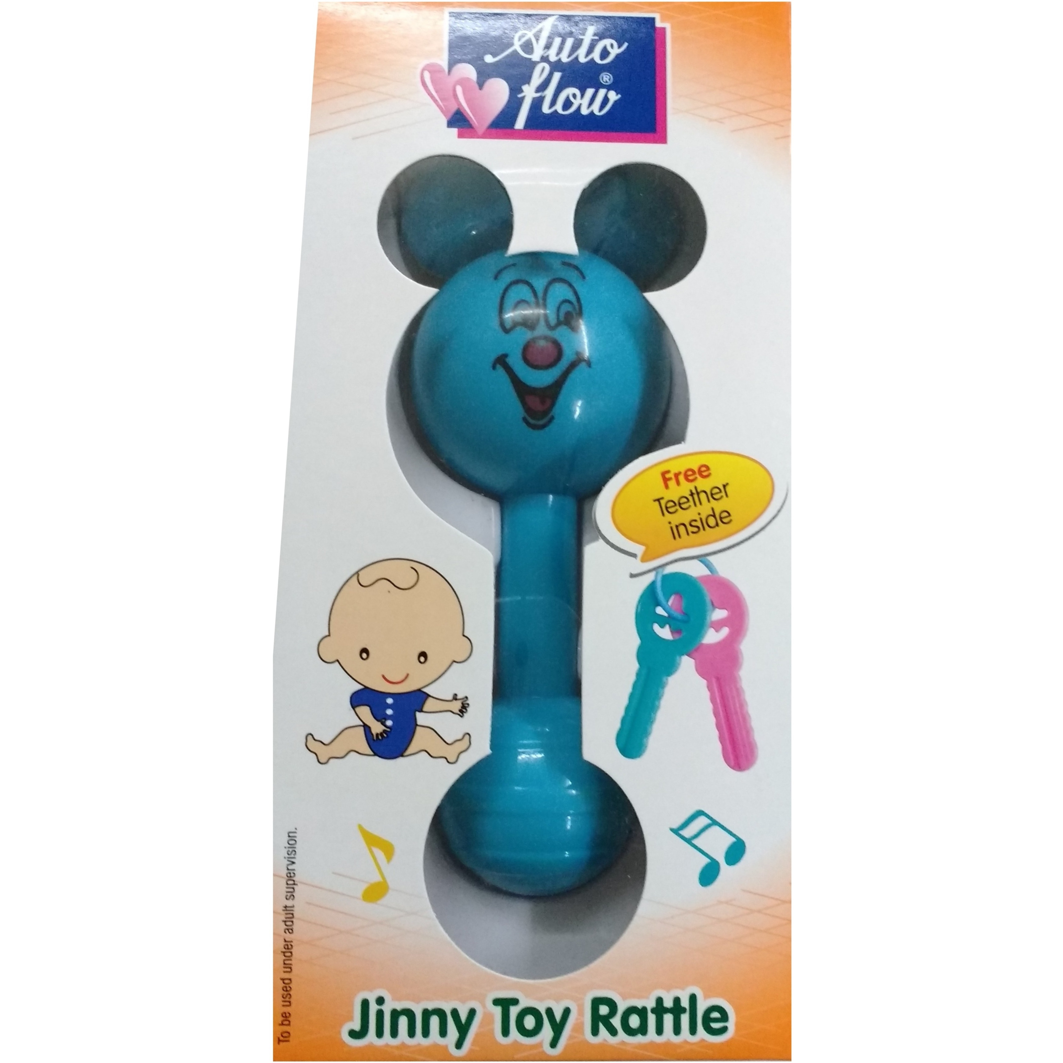 Auto Flow Rattle Toy - Jinny Toy - BT27 Blue