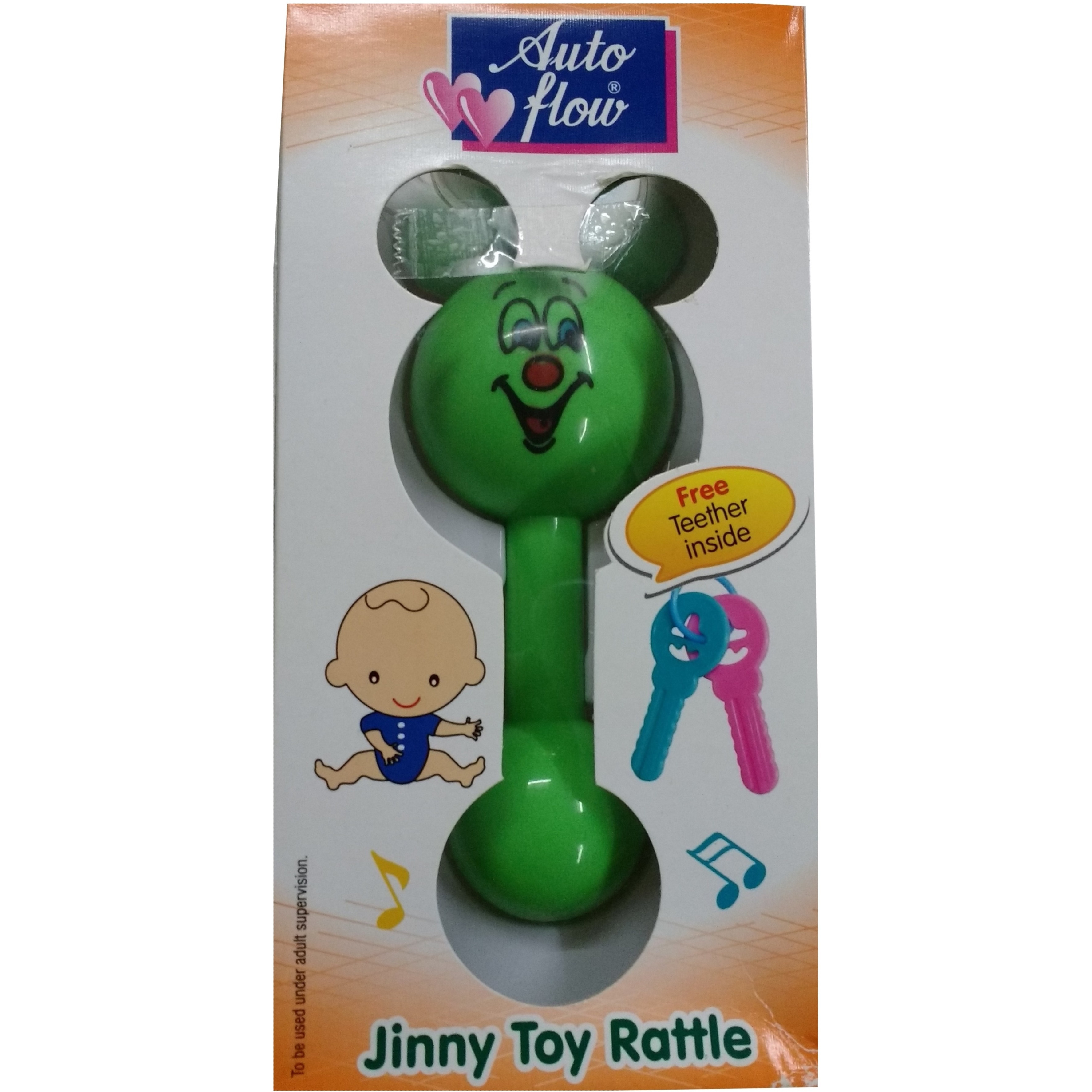 Auto Flow Rattle Toy - Jinny Toy - BT27 Green