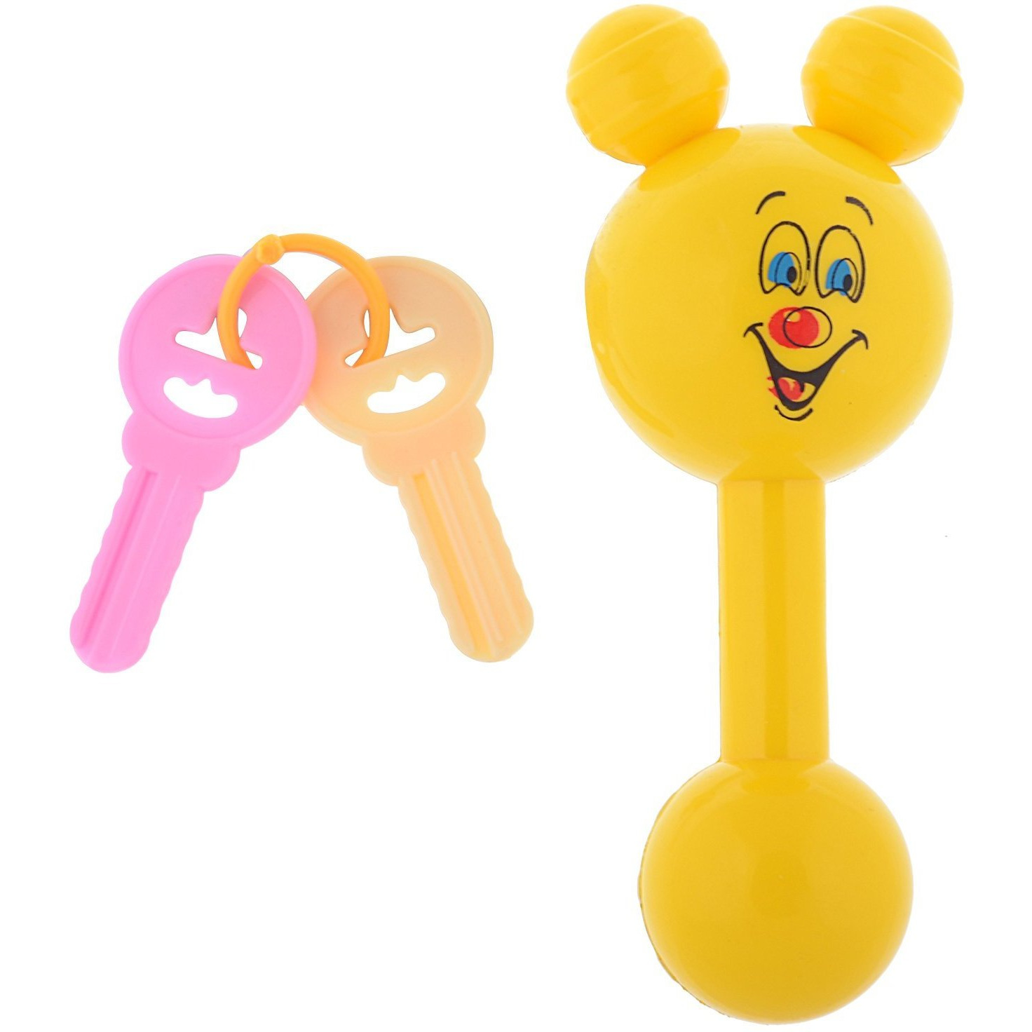 Auto Flow Rattle Toy - Jinny Toy - BT27 Yellow