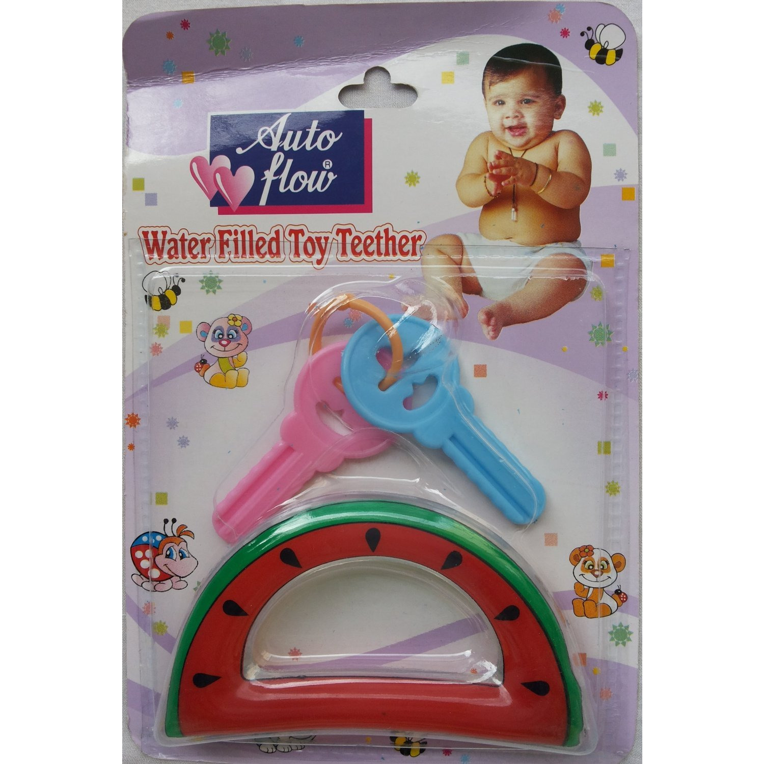 Love Baby Auto Flow Water Filled Toy Teether - Watermelon - BT20