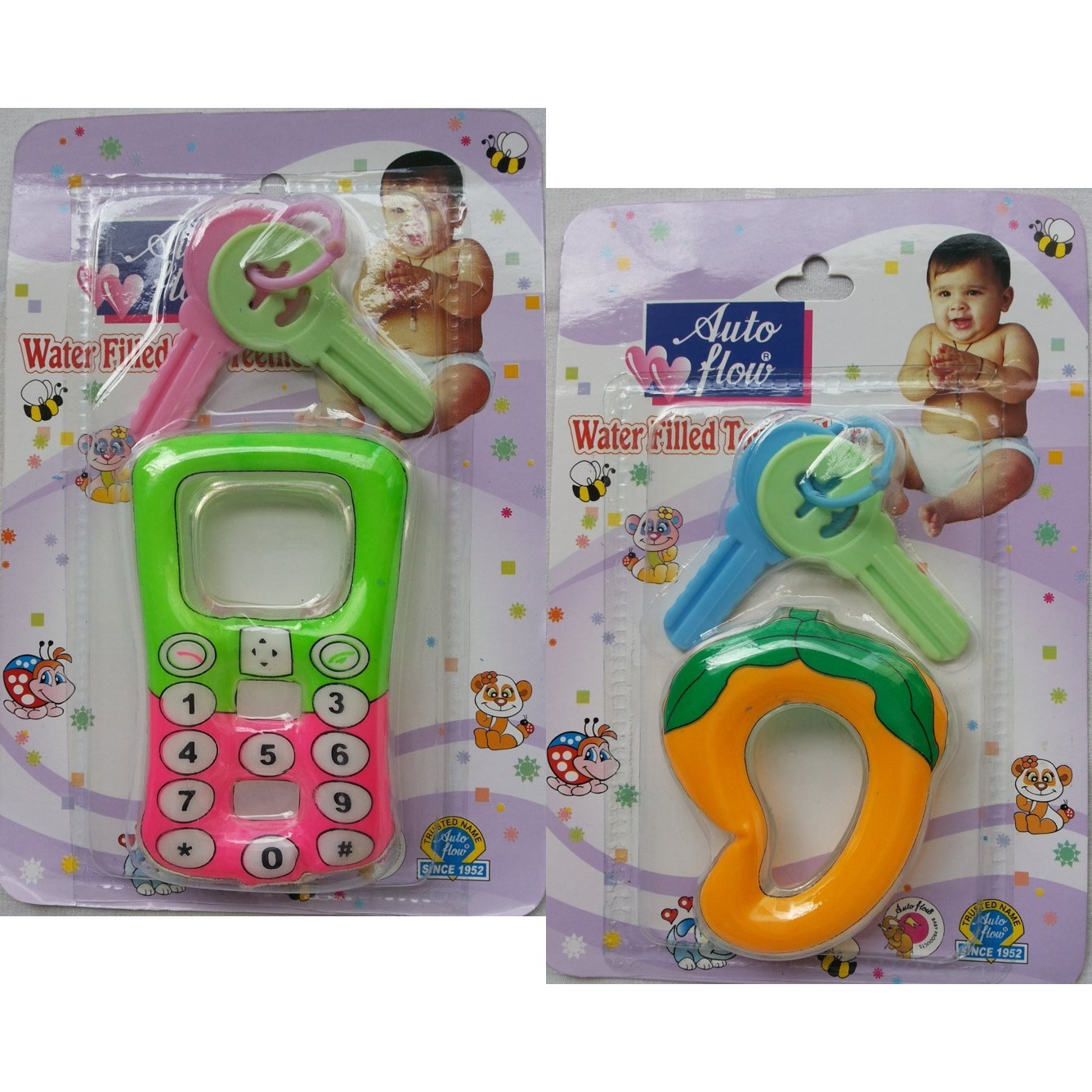 Love Baby Auto Flow Water Filled Toy Teether - BT28 Combo
