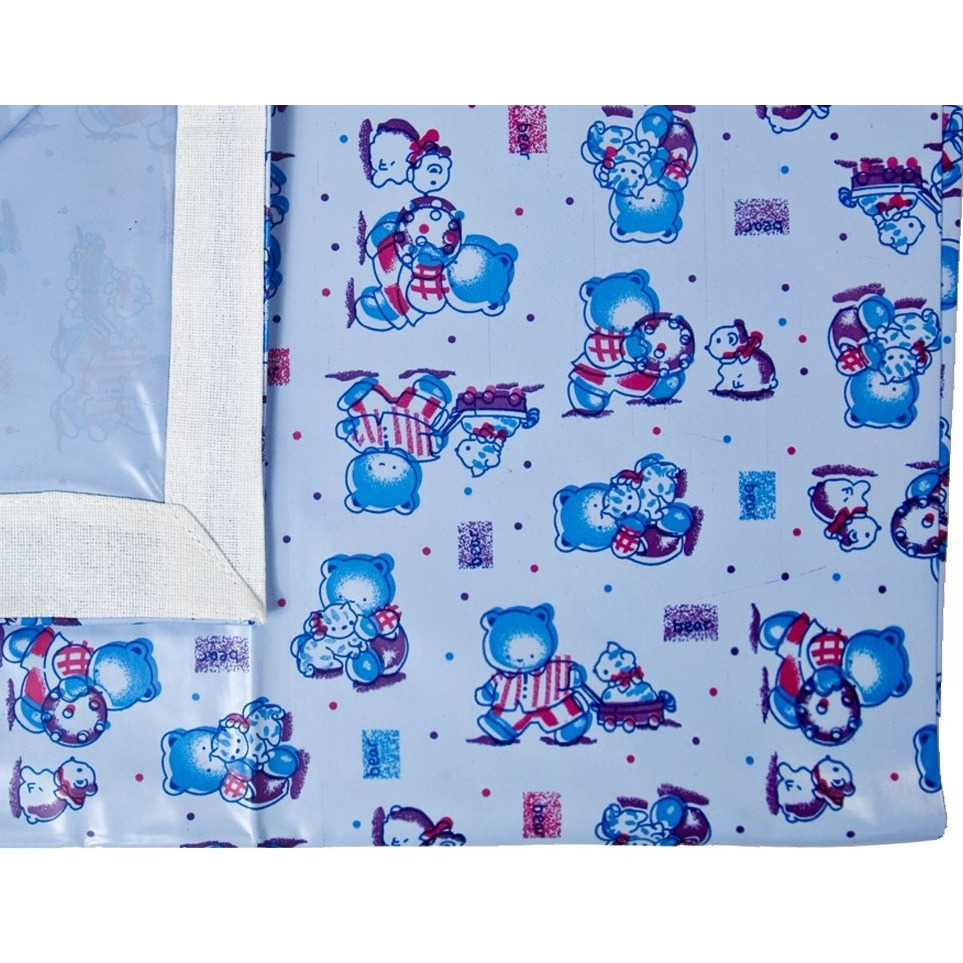 Love Baby Soft Bed Sheet Plastic - 613 B Blue