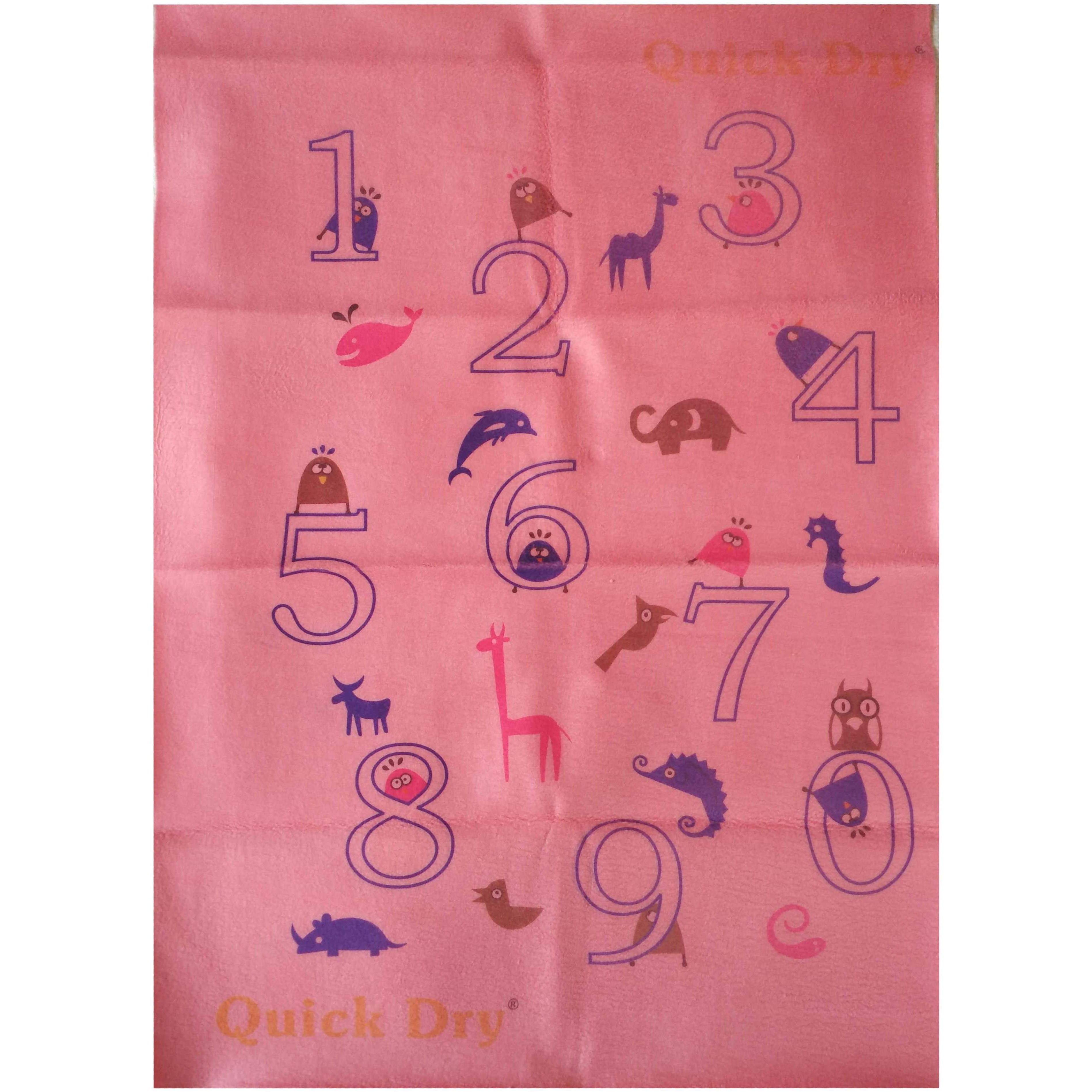 Quick Dry Bed Protector Printed - 624 S Salmon Rose