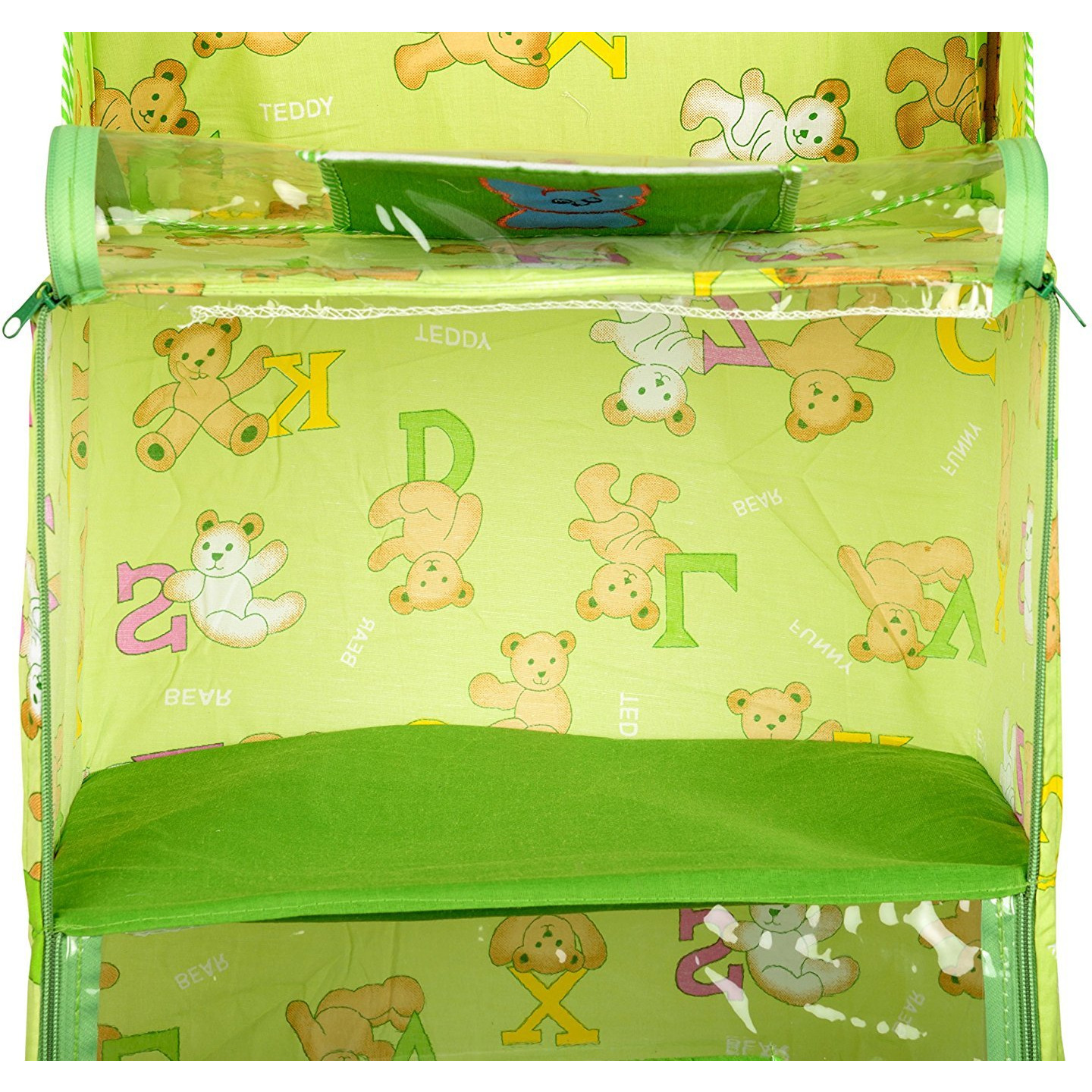 Love Baby Economical Teddy Bear Kids Cupboard 3 Step - DKBC14 Green