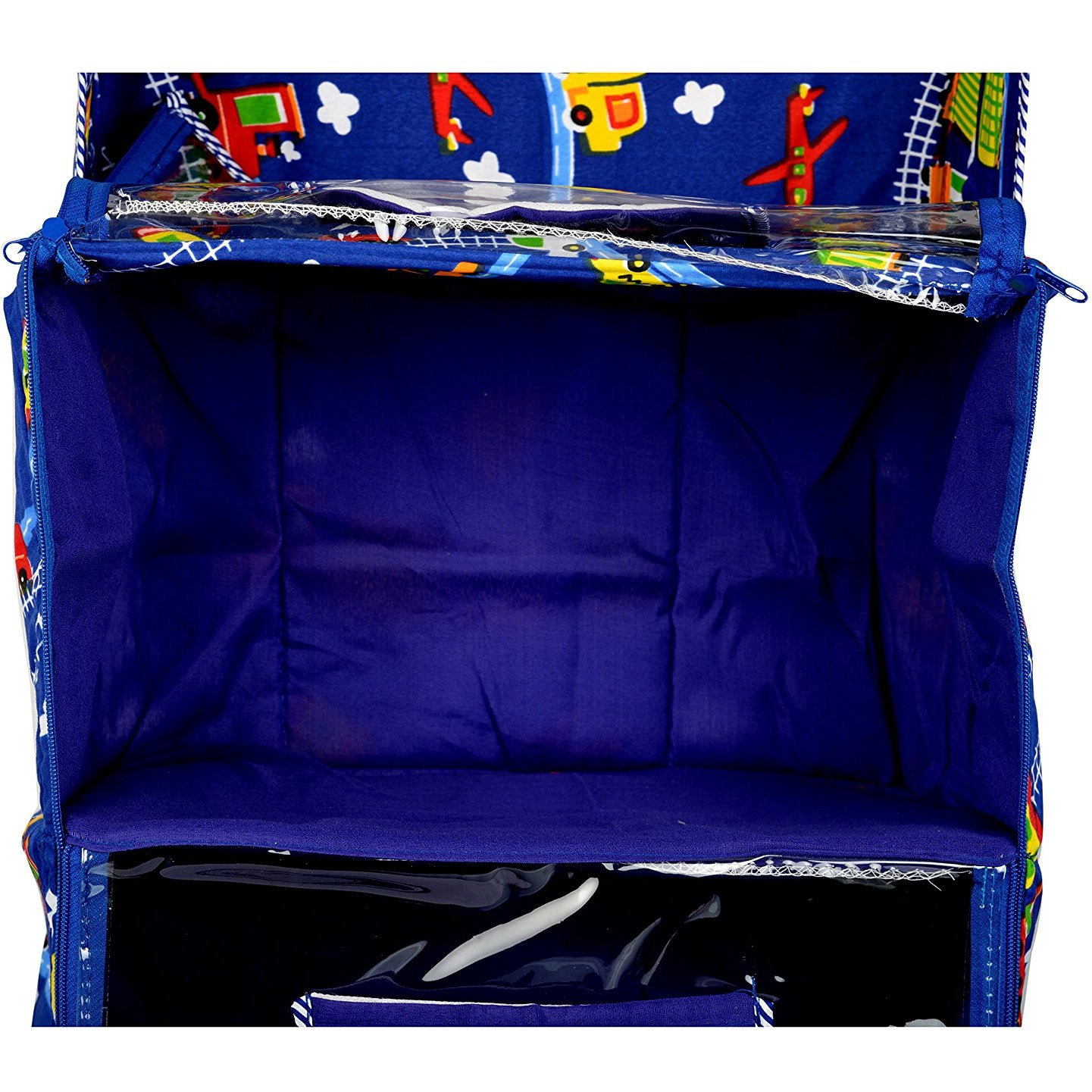 Love Baby Public Transport Theme Kids Cupboard - DKBC16 Navy