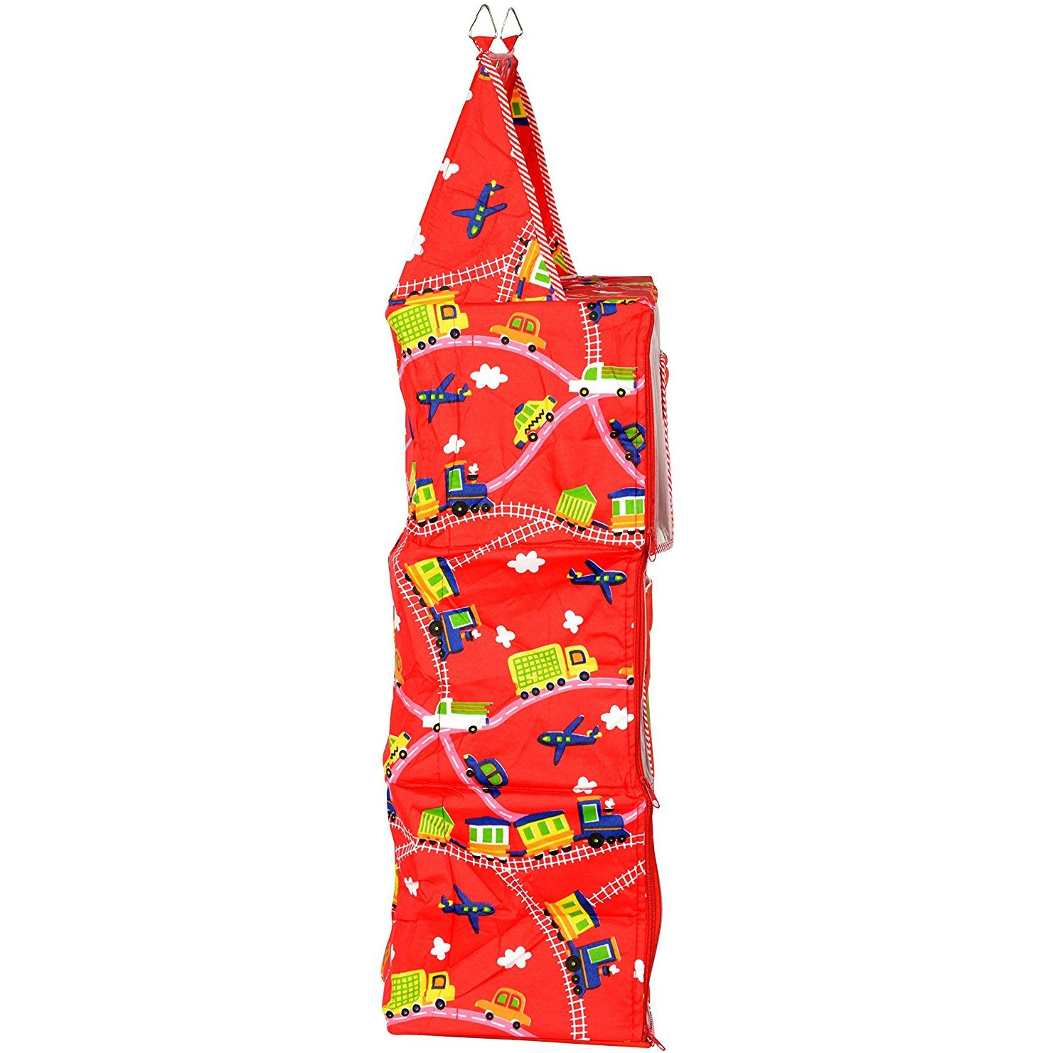 Love Baby Public Transport Theme Kids Cupboard - DKBC16 Red