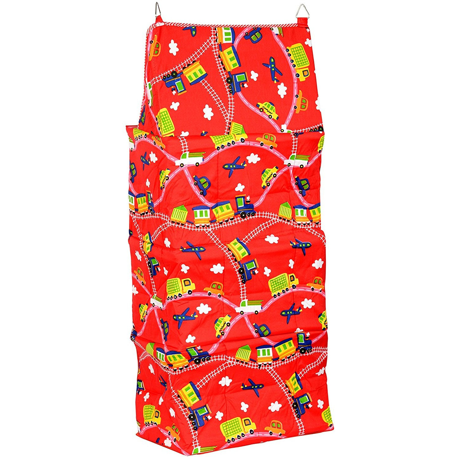 Love Baby Public Transport Theme Kids Cupboard - DKBC16 Red