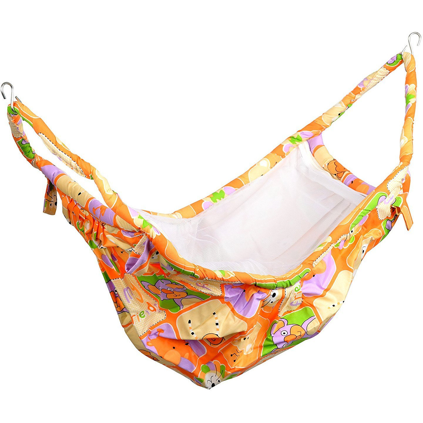 Love Baby Multicolored Cotton Jhula Swing Baby Cradle Indian Ghodiyu Portable Indian Cradle Infant Swing Newborn Baby Swing Modern Baby Cradle