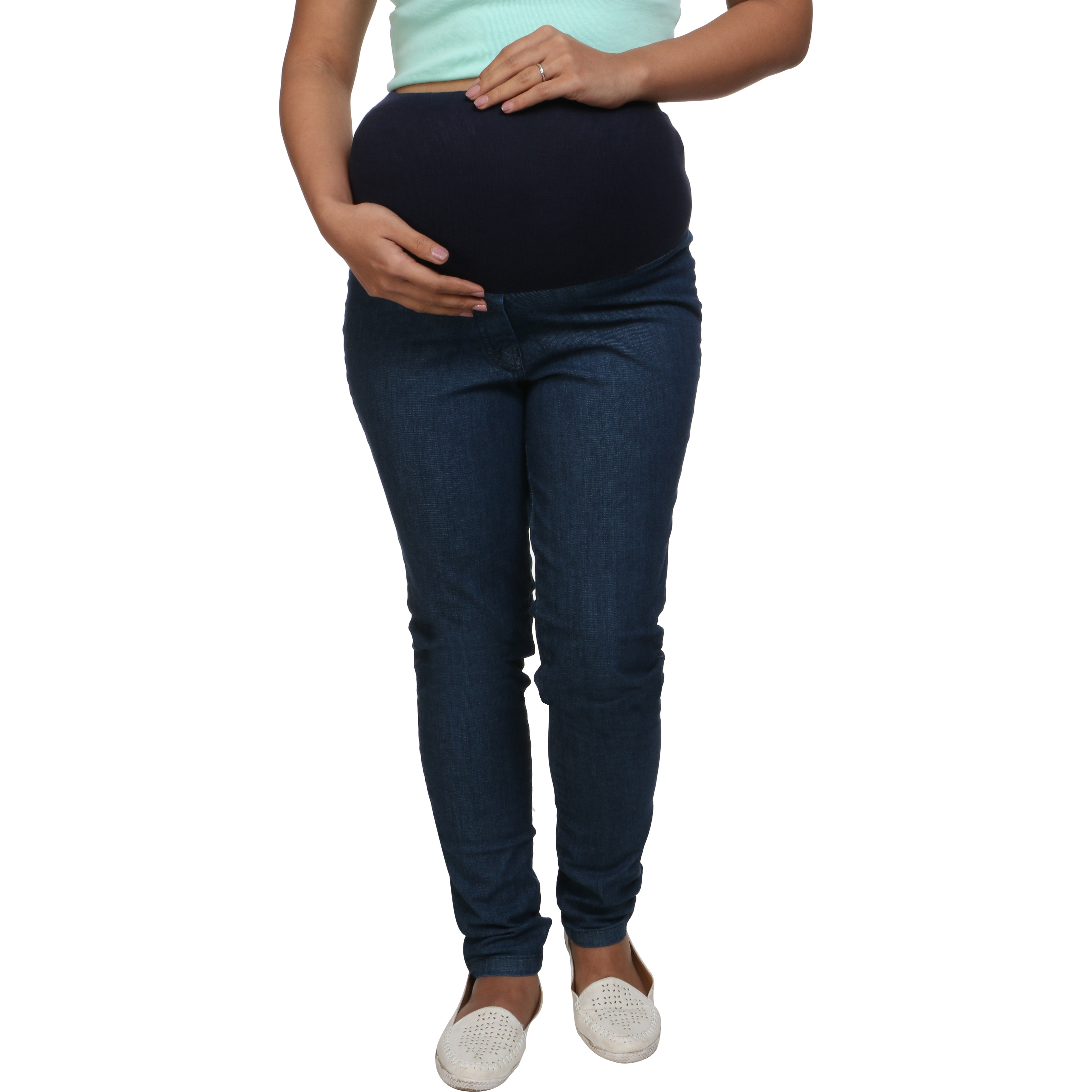 Mamma's Maternity Blue Pregnancy/Maternity Denim (Size:MEDIUM)
