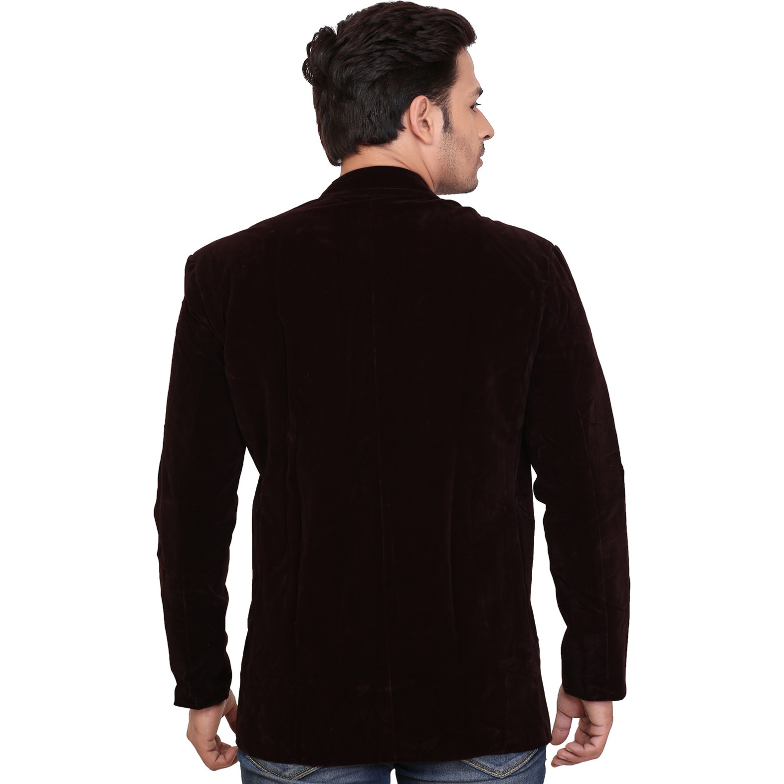 Garun Black Towel Velvet Blazer