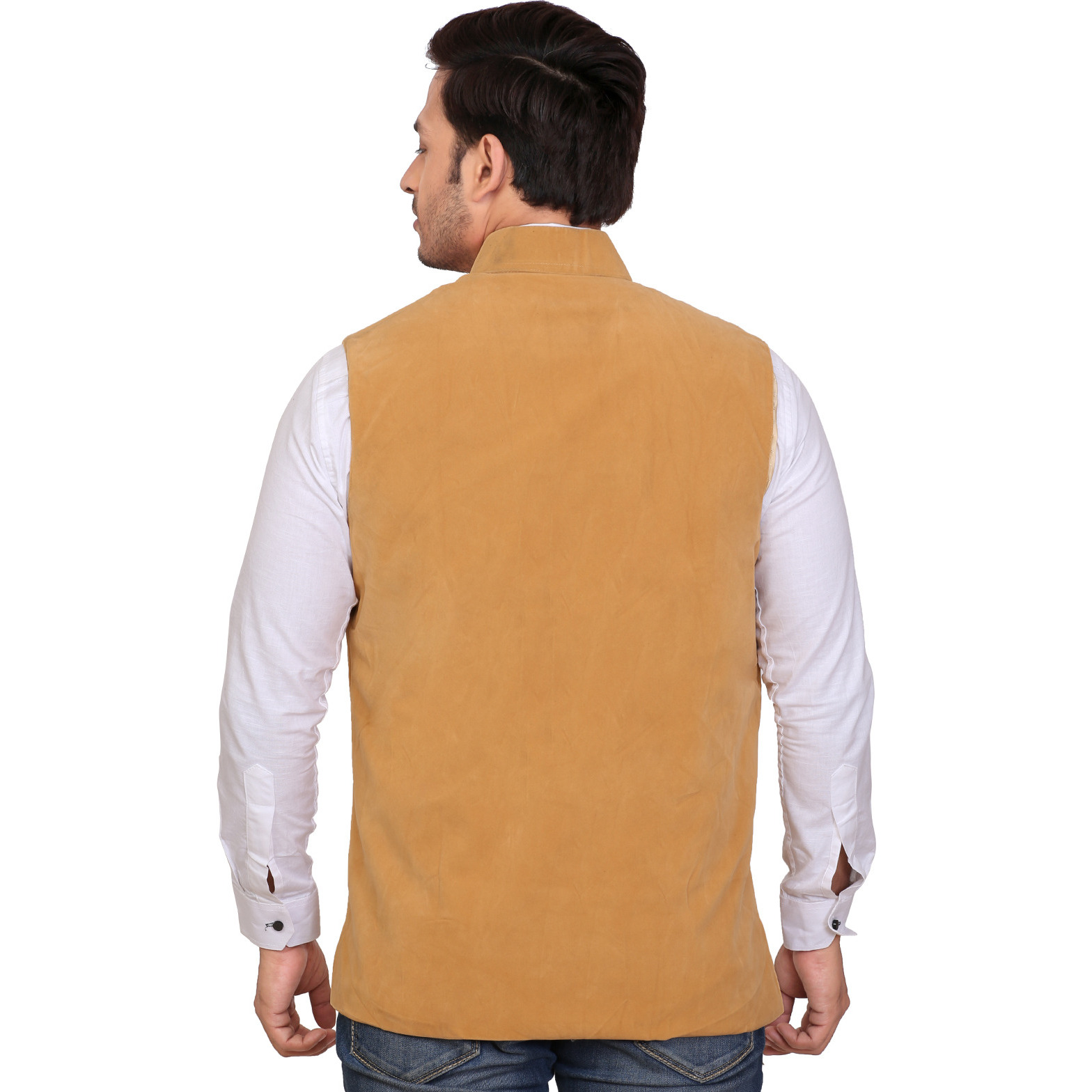 Garun Gold Velvet Waistcoat