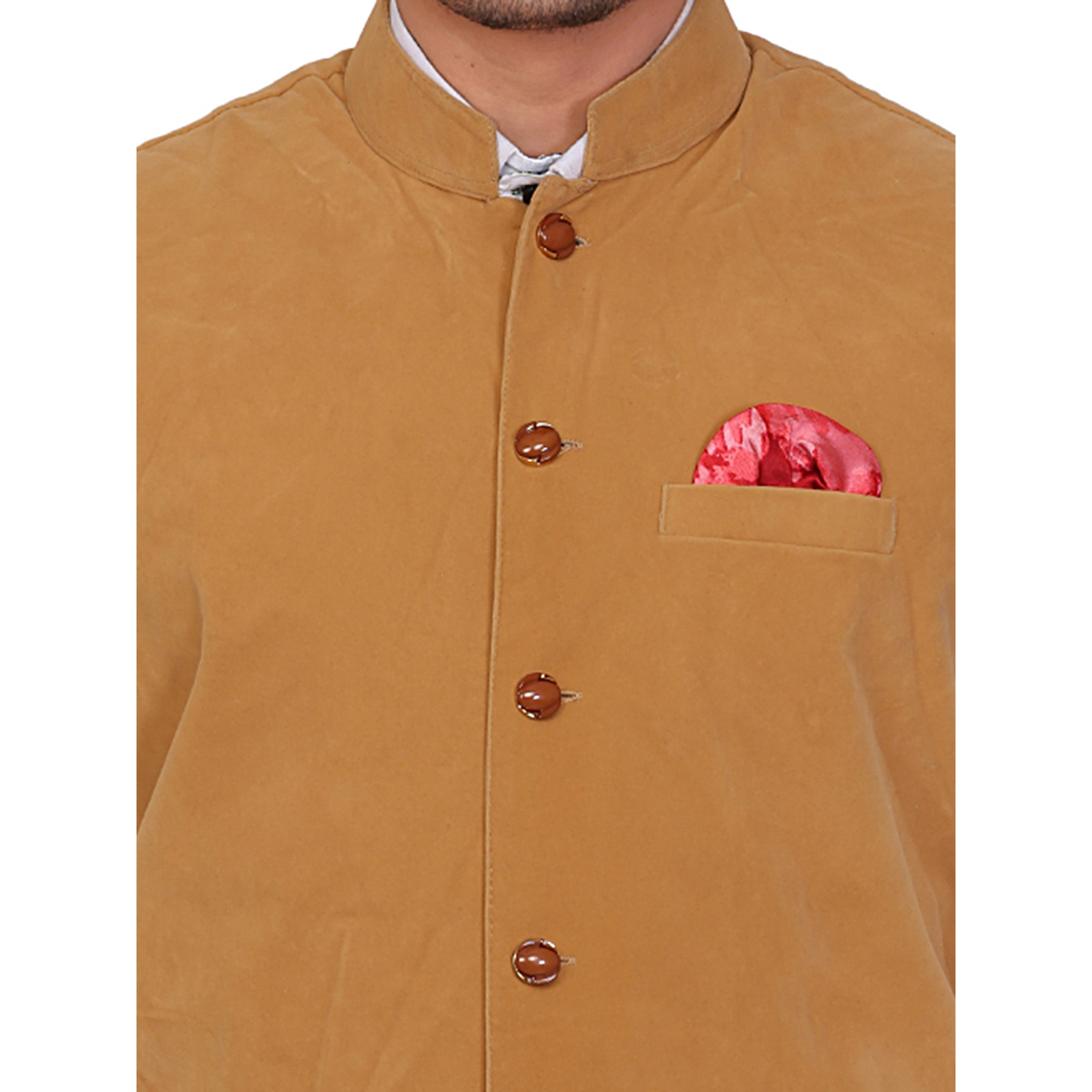Garun Gold Velvet Waistcoat