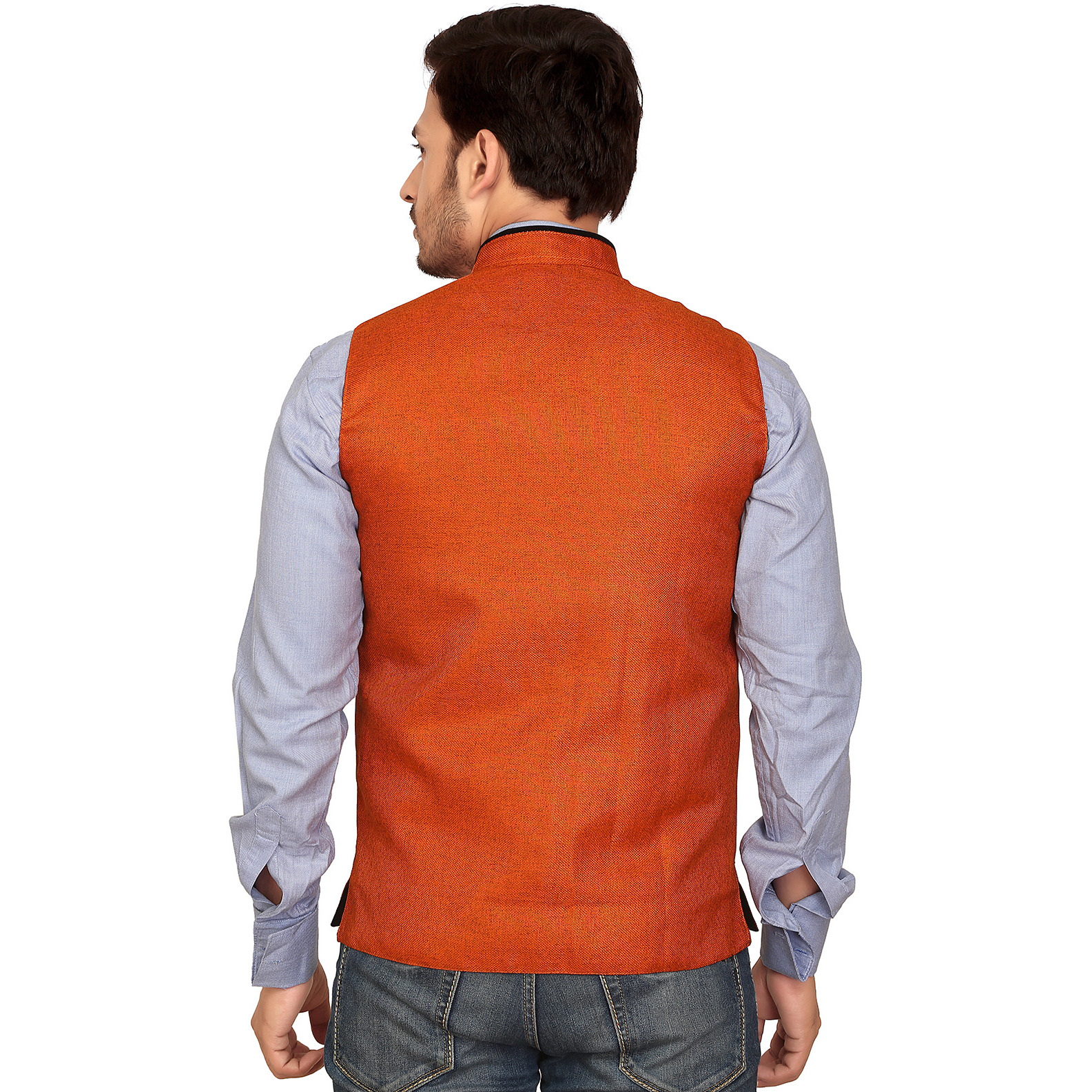 Garun Orange Nehru Jacket