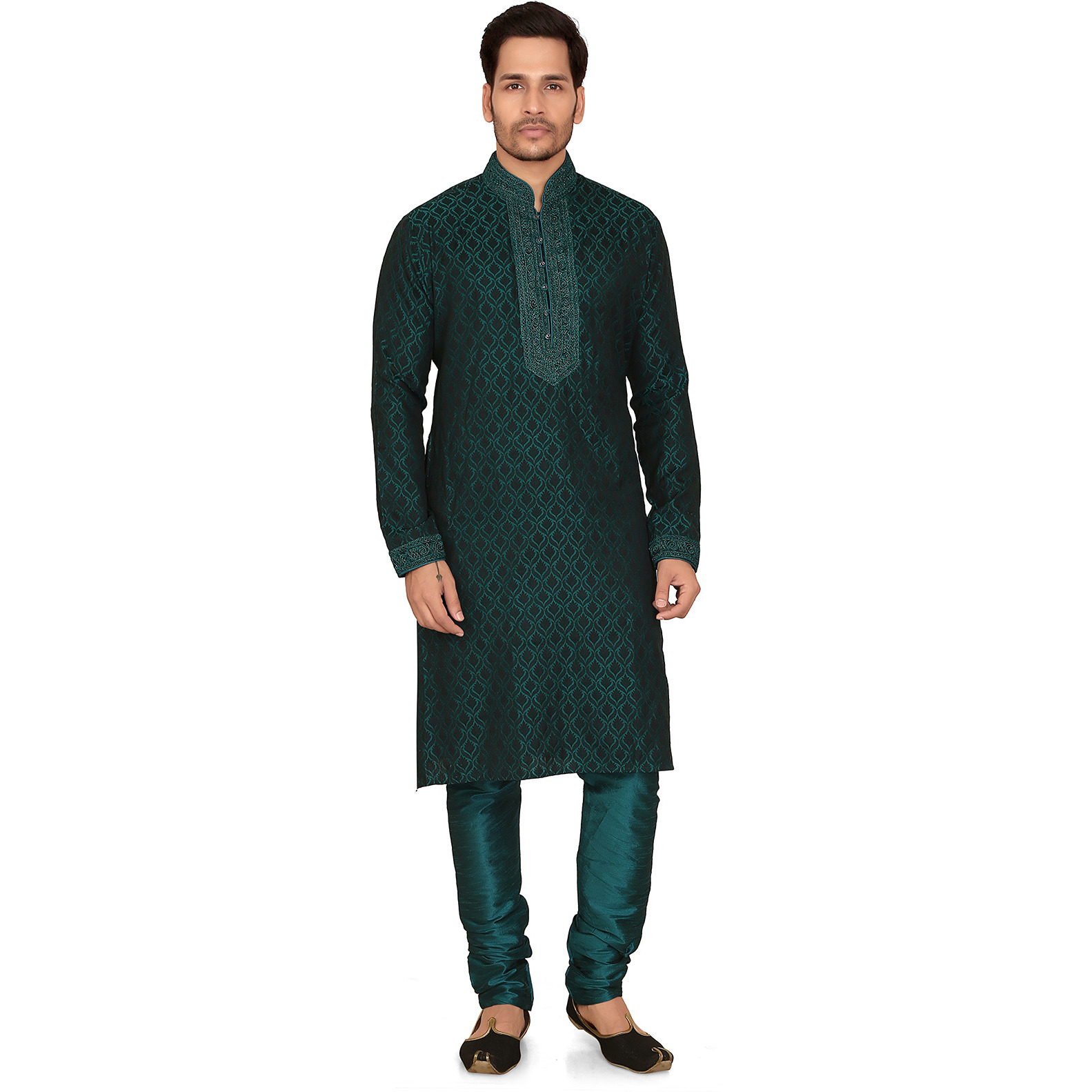 Garun Men's Blue Kurta and Pyjama Set