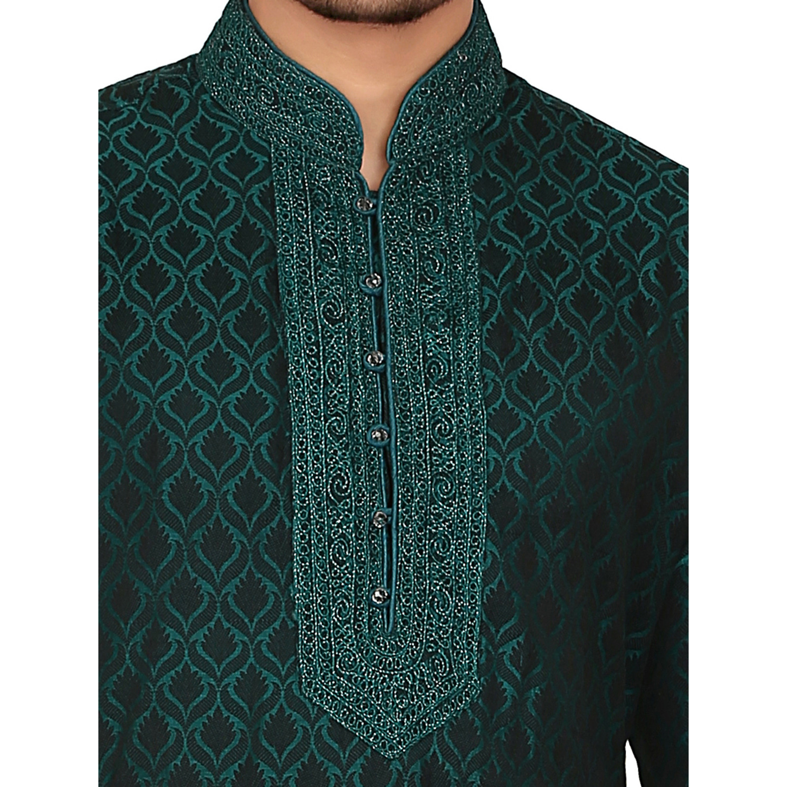 Garun Men's Blue Kurta and Pyjama Set