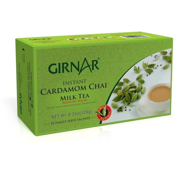 Girnar Unsweet Cardamom Tea Premix (10 Sachets)