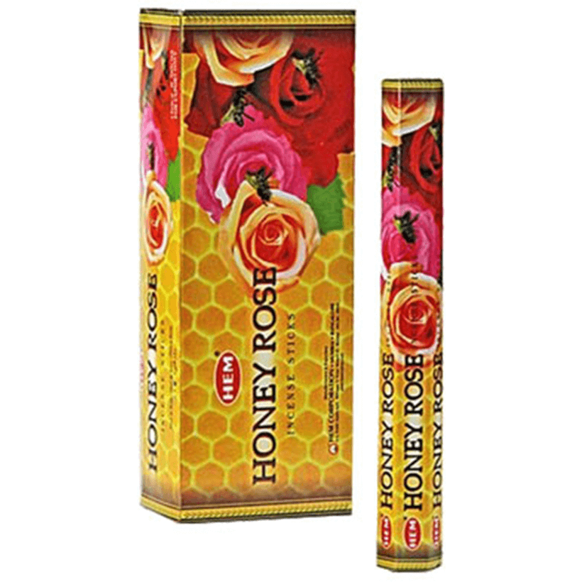 Hem Honey Rose (120 Incense Sticks)
