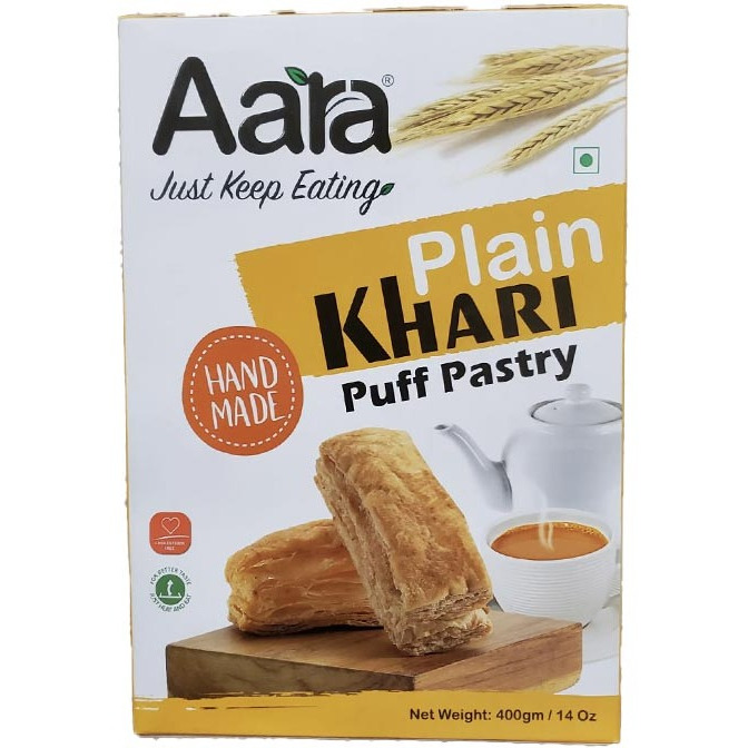 Aara Homemade Khari Plain 400Gms/14Oz