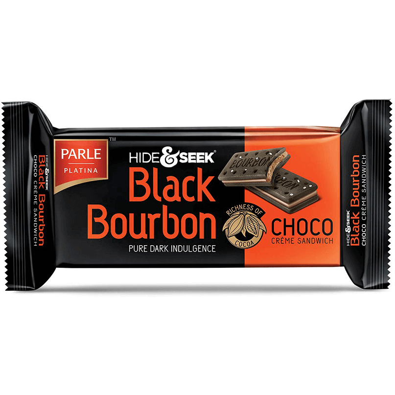 Hide & Seek Black Bourbon Chocolate - 100 gm