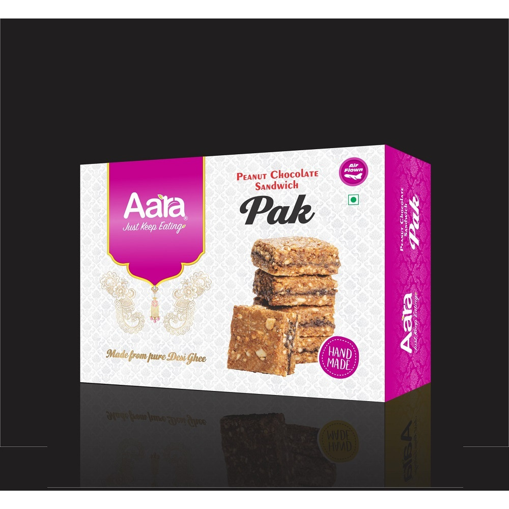 Aara Peanut Chocolate Sandwich Pak (Made from Pure Desi Ghee)