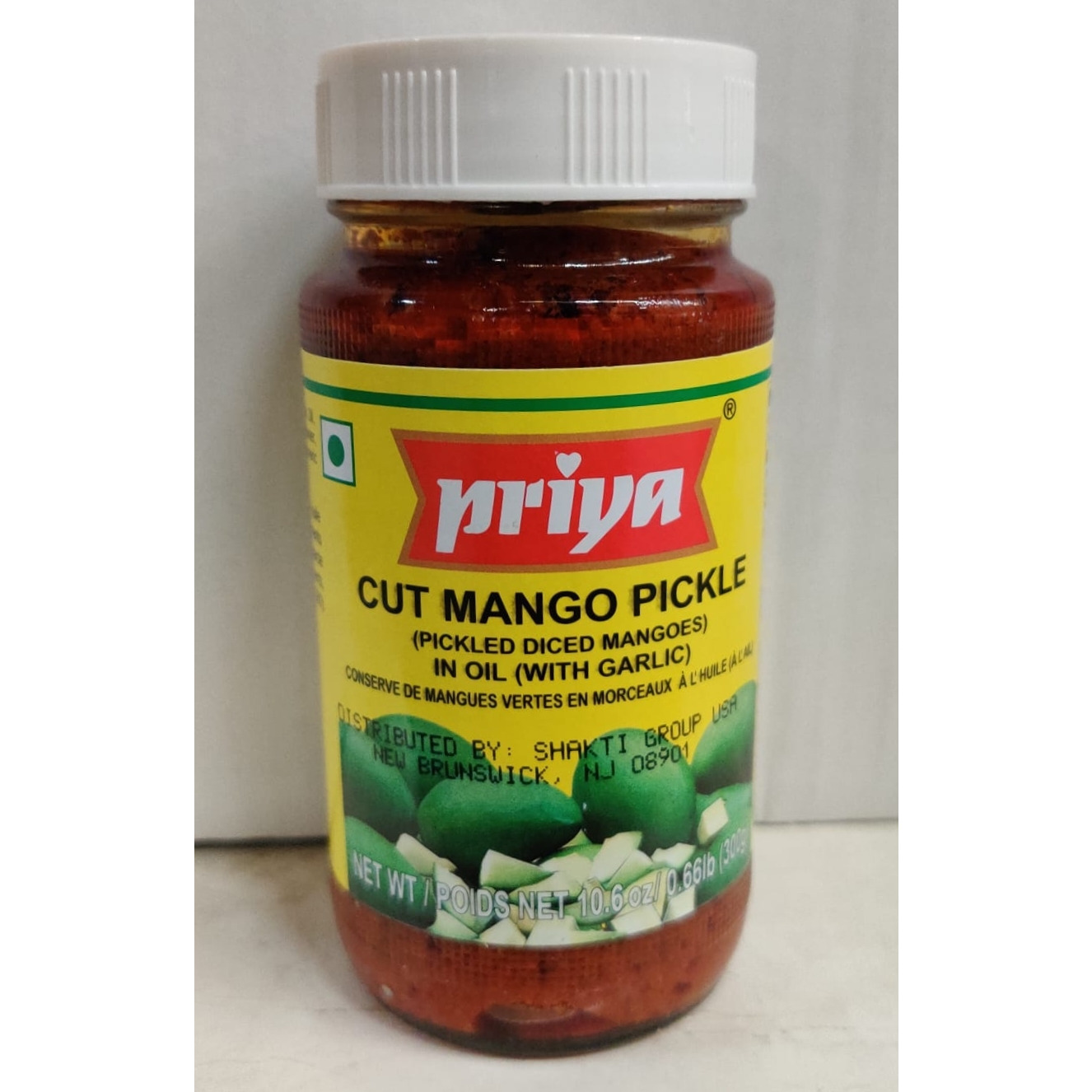 Priya Cut Mango Pickle With Garlic