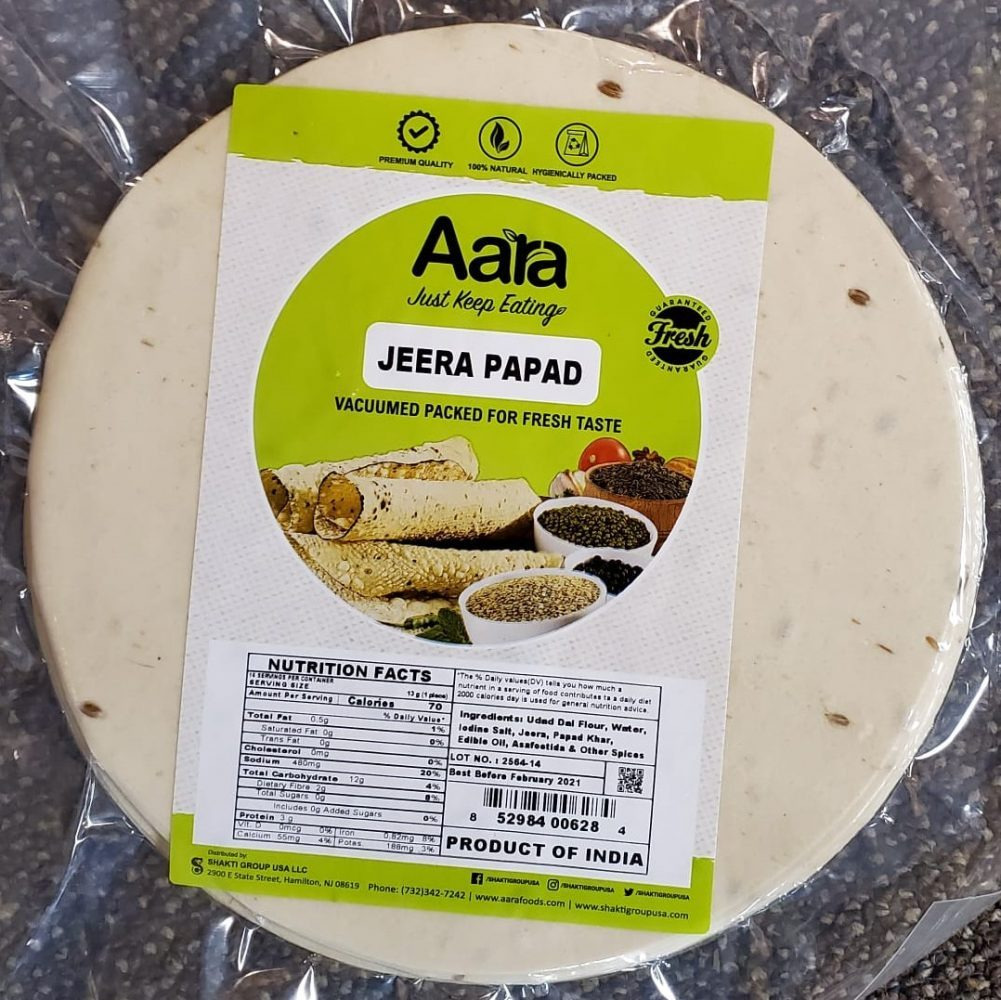 Aara Jeera Papad