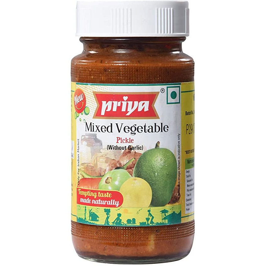 Priya Pickle Mixed Vegetable (With out Garlic)