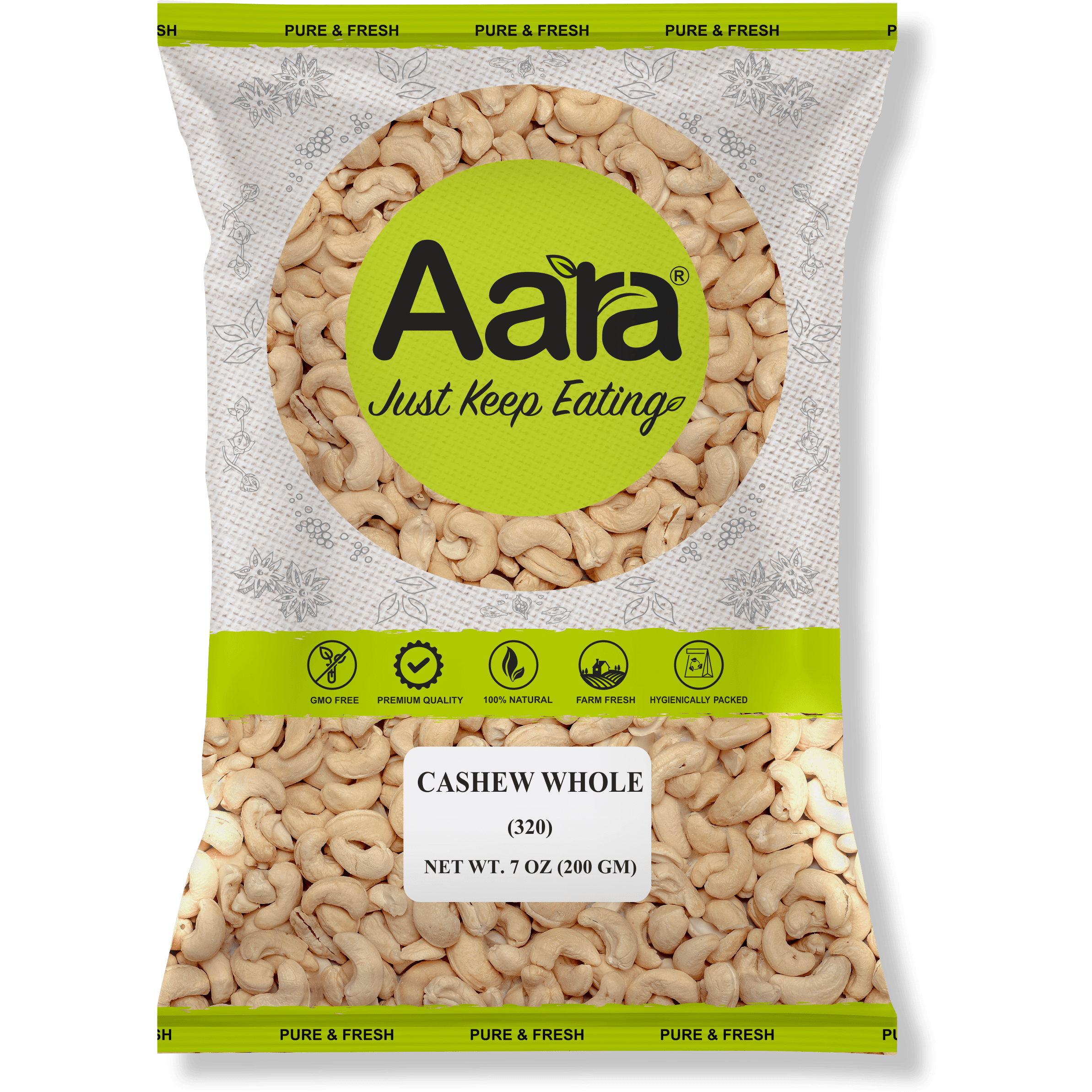 Aara Cashew Whole - 14 oz