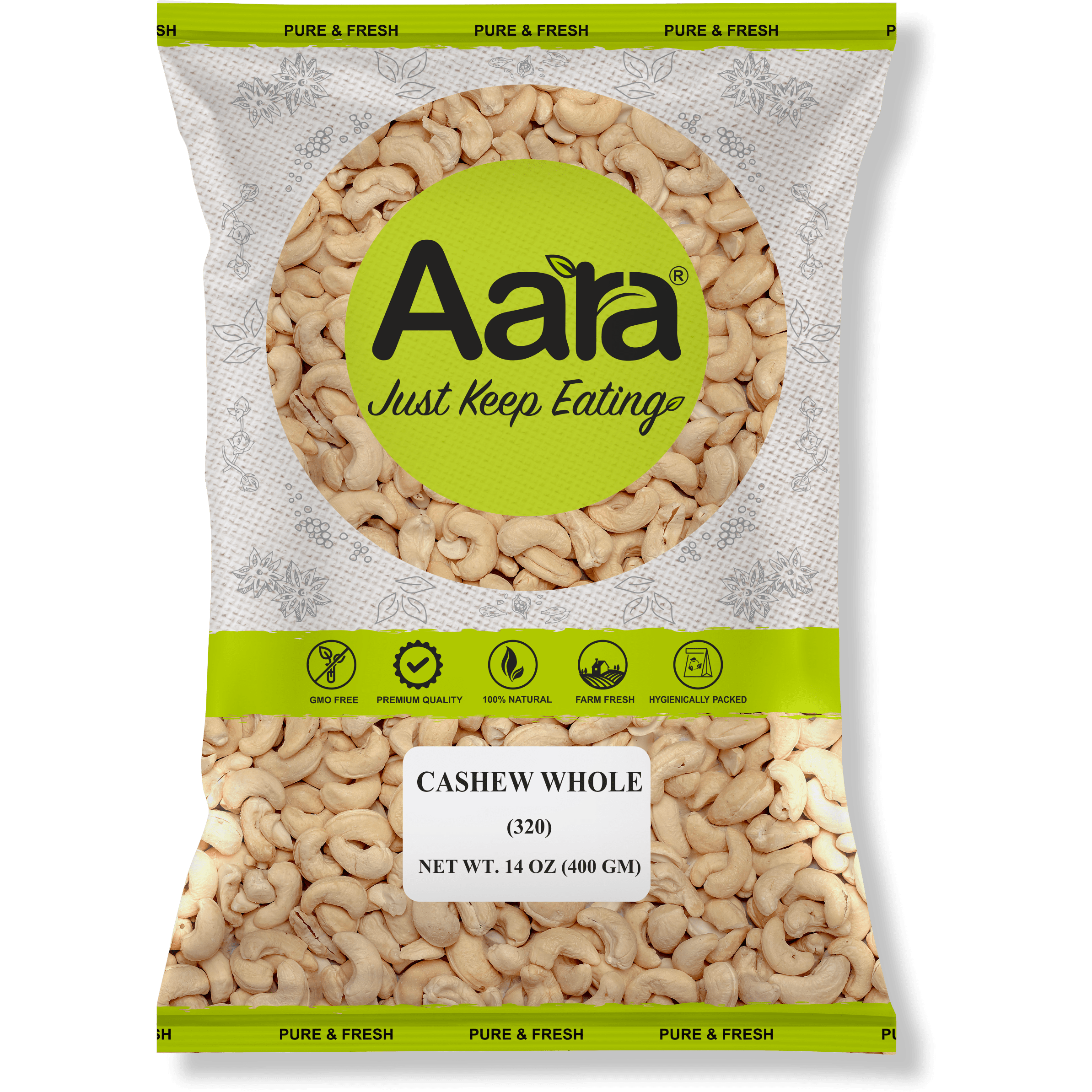 Aara Cashew Whole - 28 oz