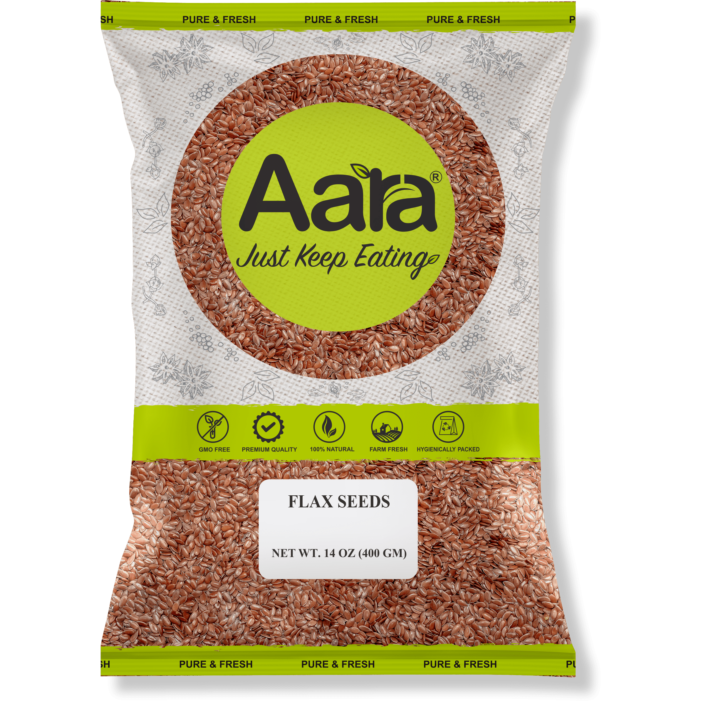 Aara Flax Seeds - 14 oz