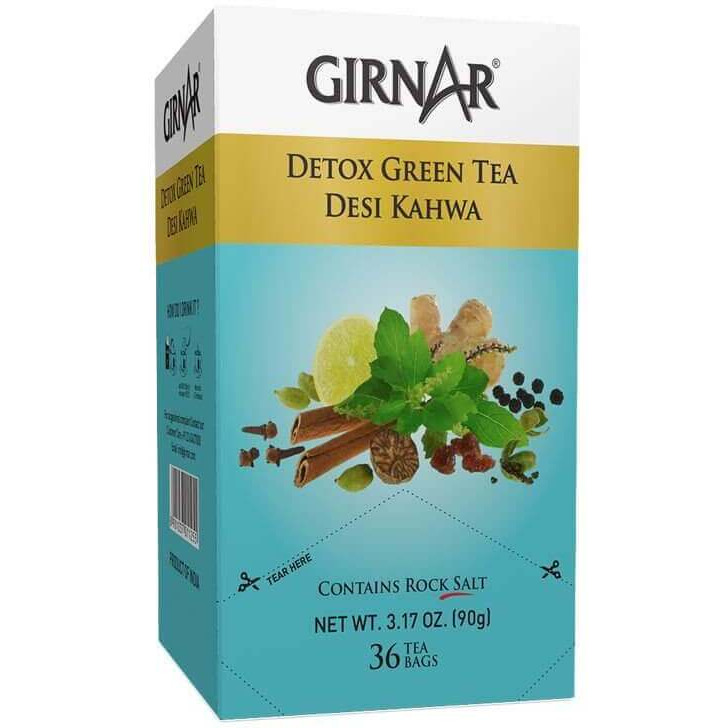 Girnar Detox Green Tea Bags (10 Tea Bags) - 110 gm