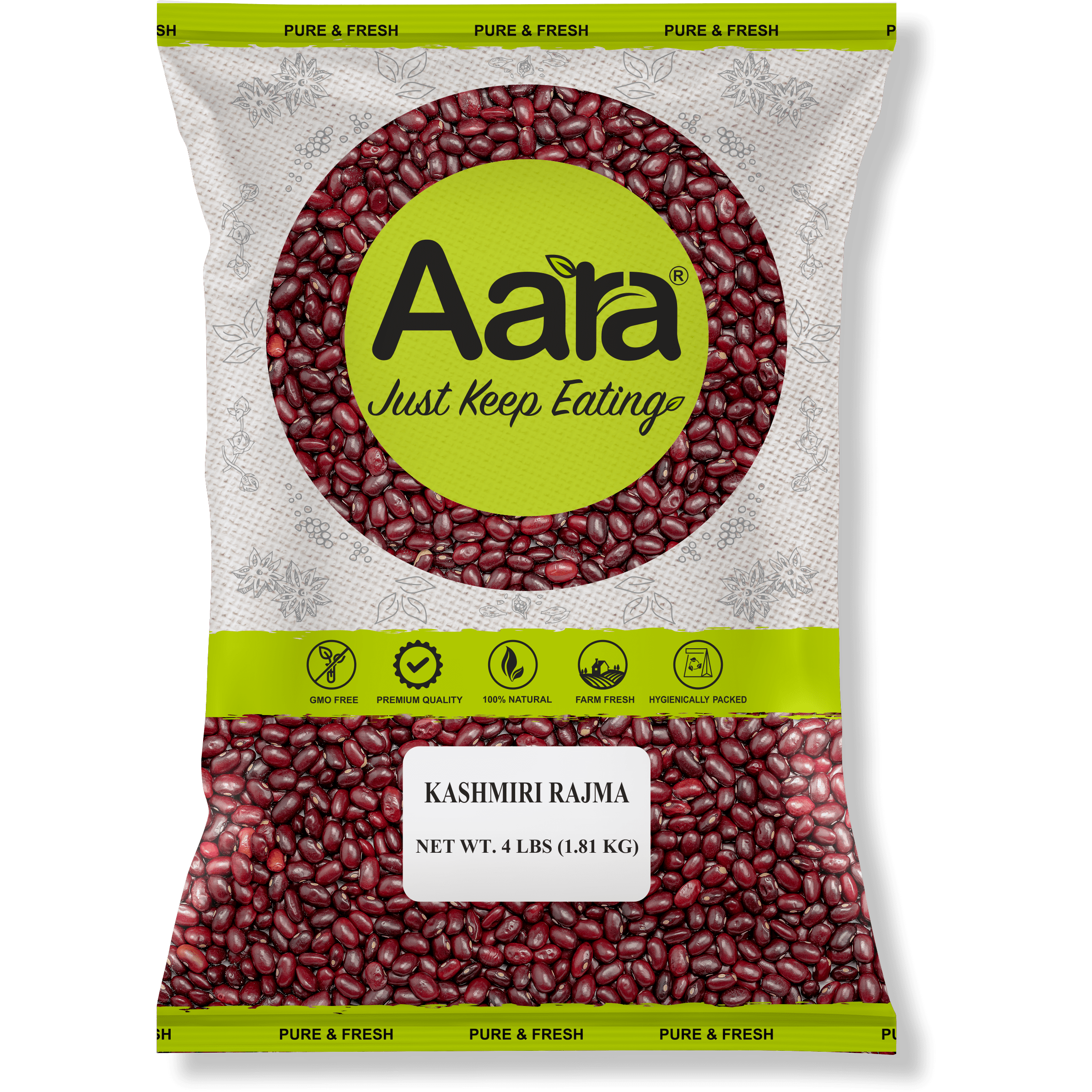 Aara Kashmiri Rajama Beans - 4 lb