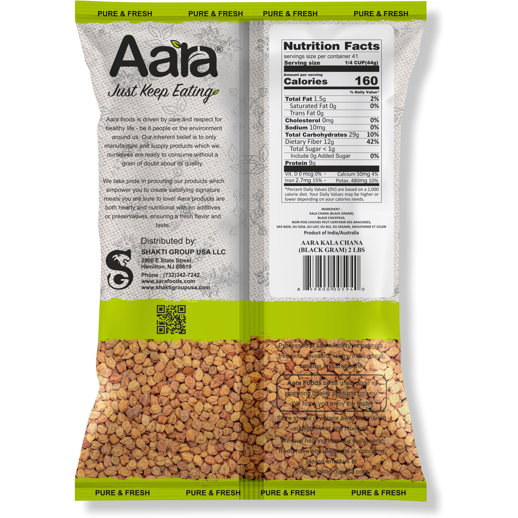 Aara Kala Chana - 2 lb
