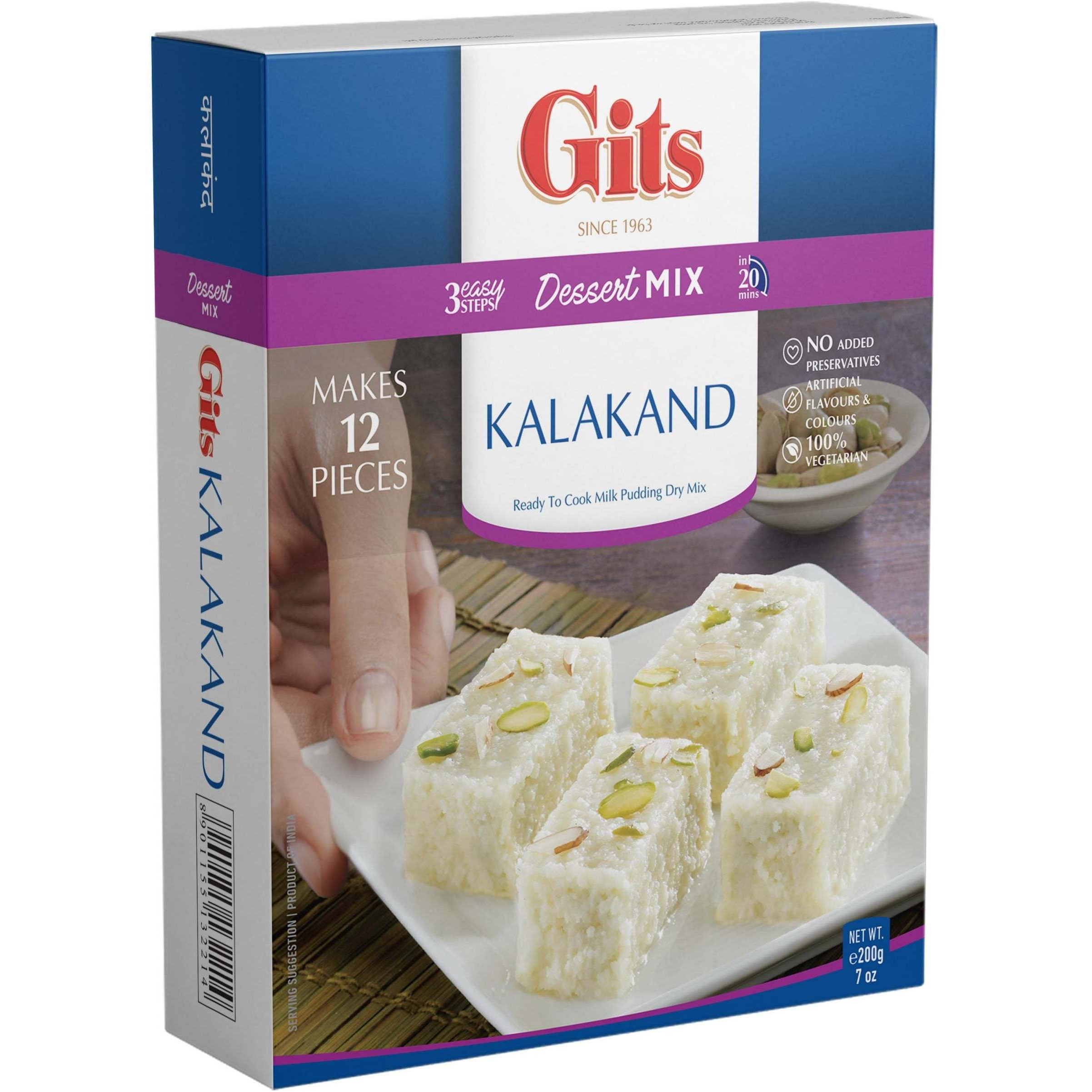 Gits Kalakand (Dessert Mix) - 7 Oz (200 Gm)