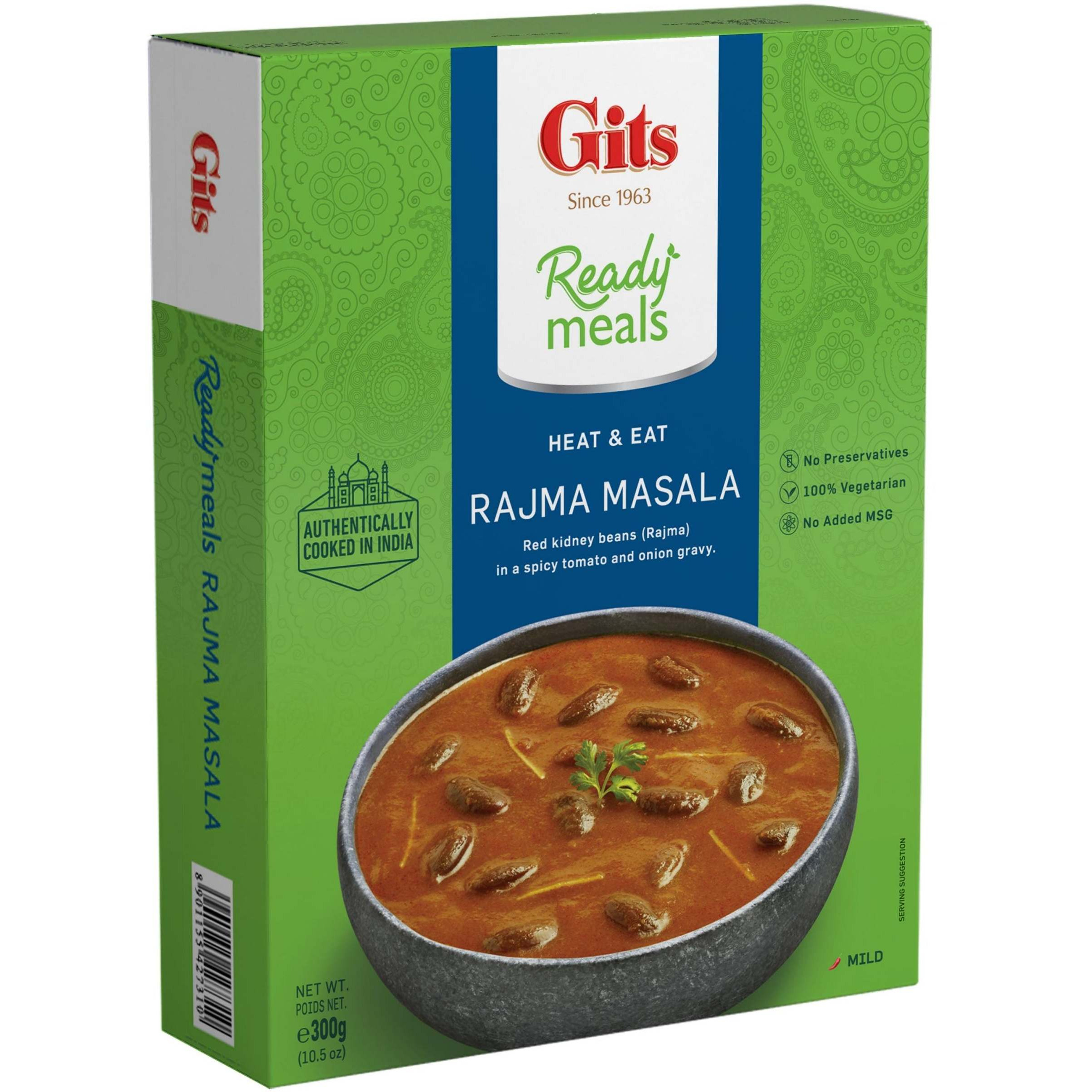 Gits Rajma Masala (Heat & Eat) - 10.5 Oz (300 Gm)