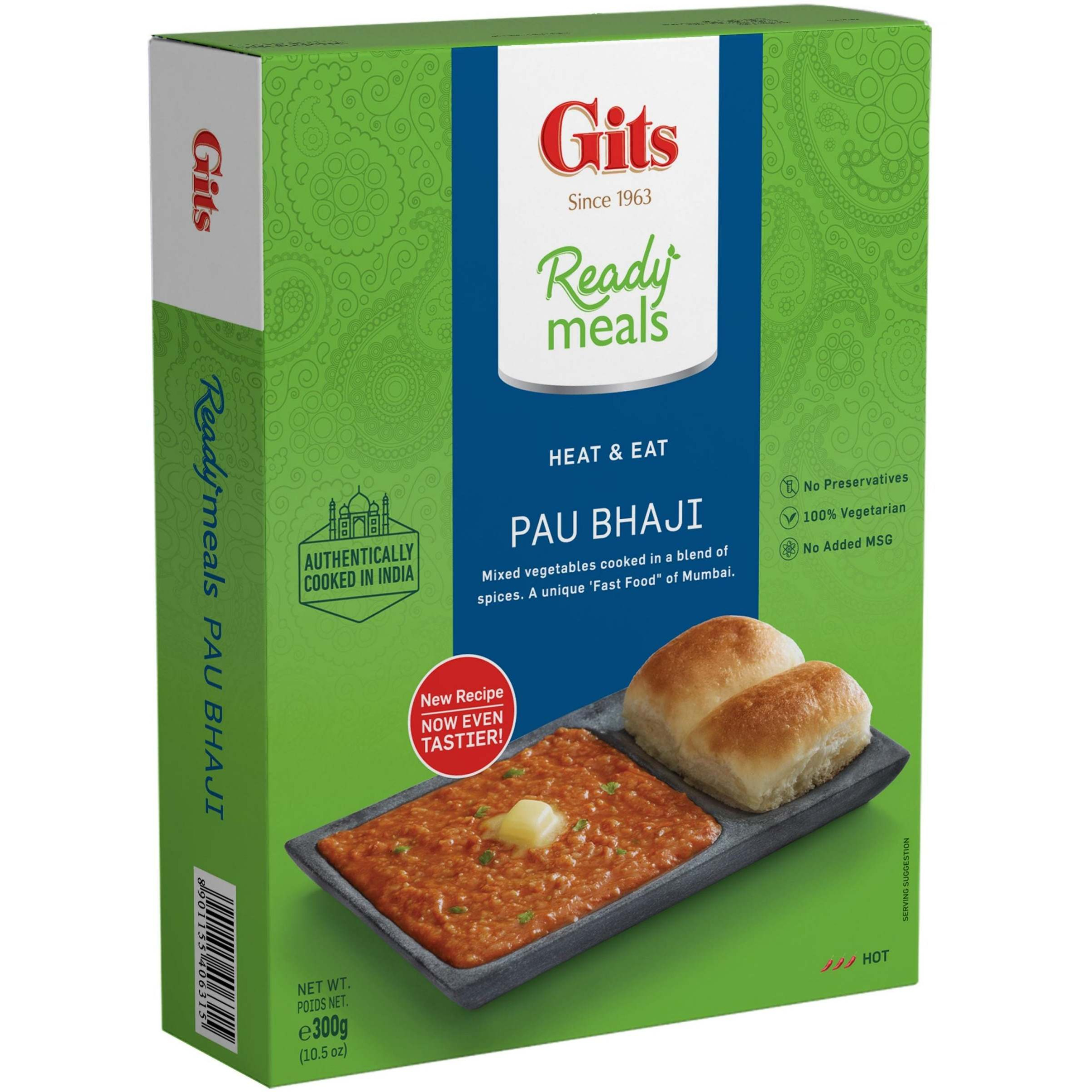 Gits Pau Bhaji (Heat & Eat) - 10.5 Oz (300 Gm)