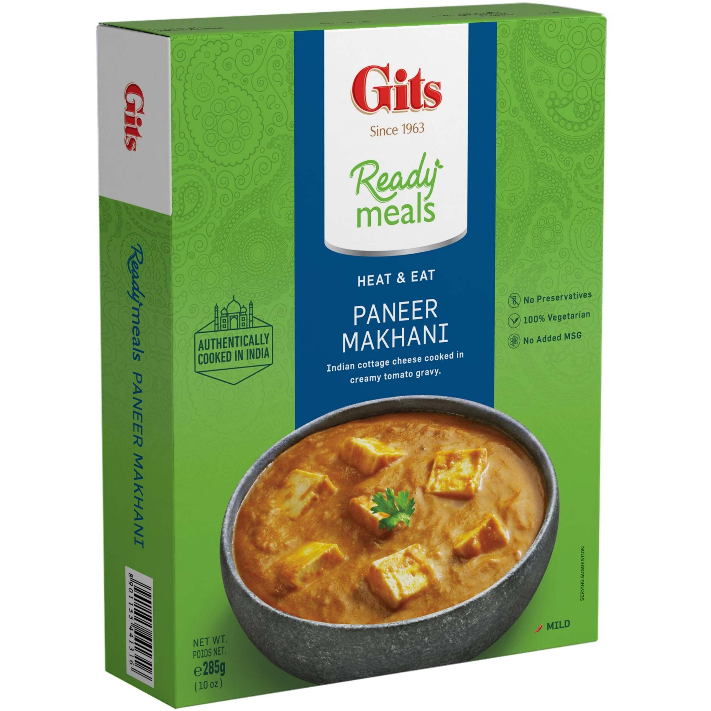 Gits Paneer Makhani (Heat & Eat) - 10.5 Oz (300 Gm)