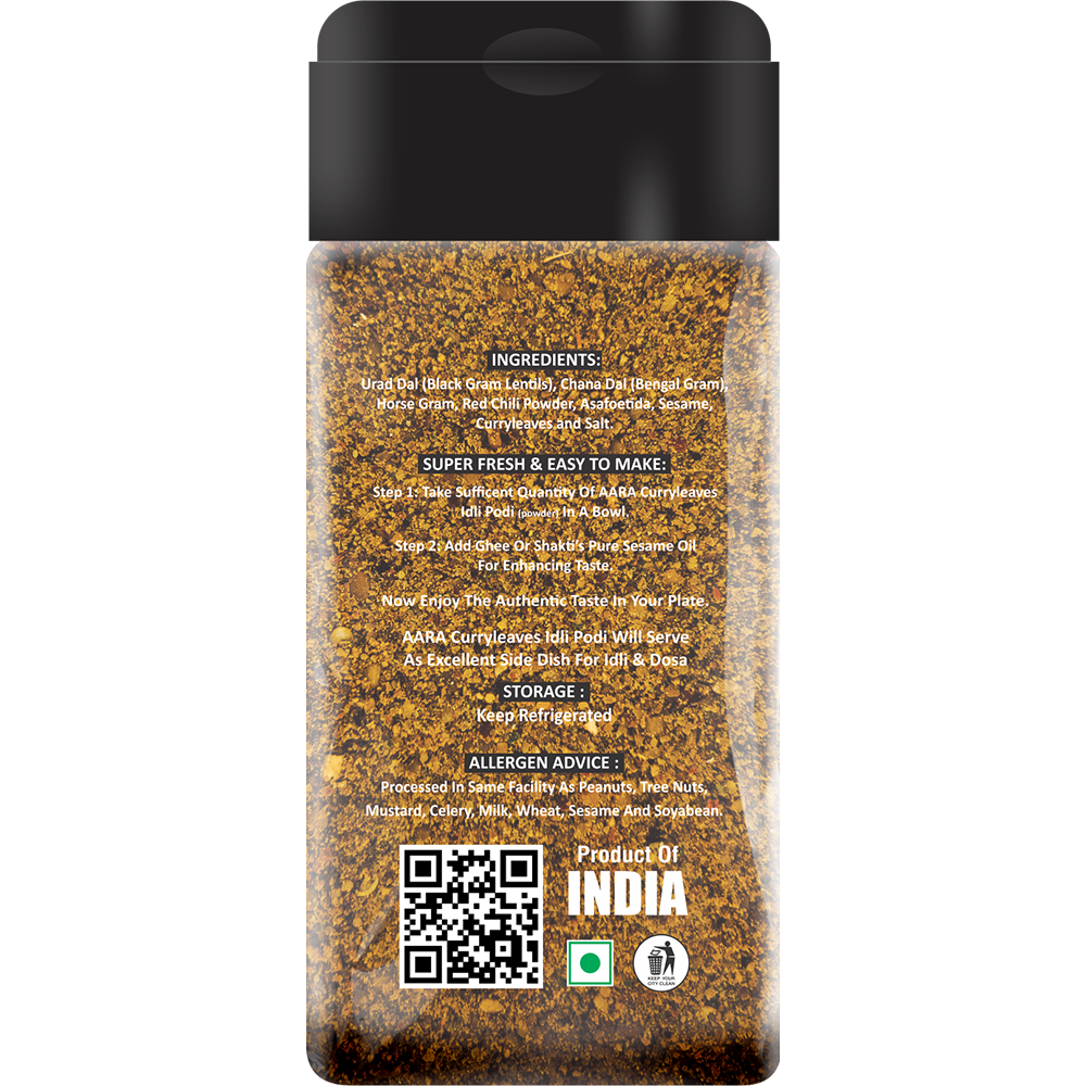 Aara Curry Leaves Idli Podi Powder - 250gm