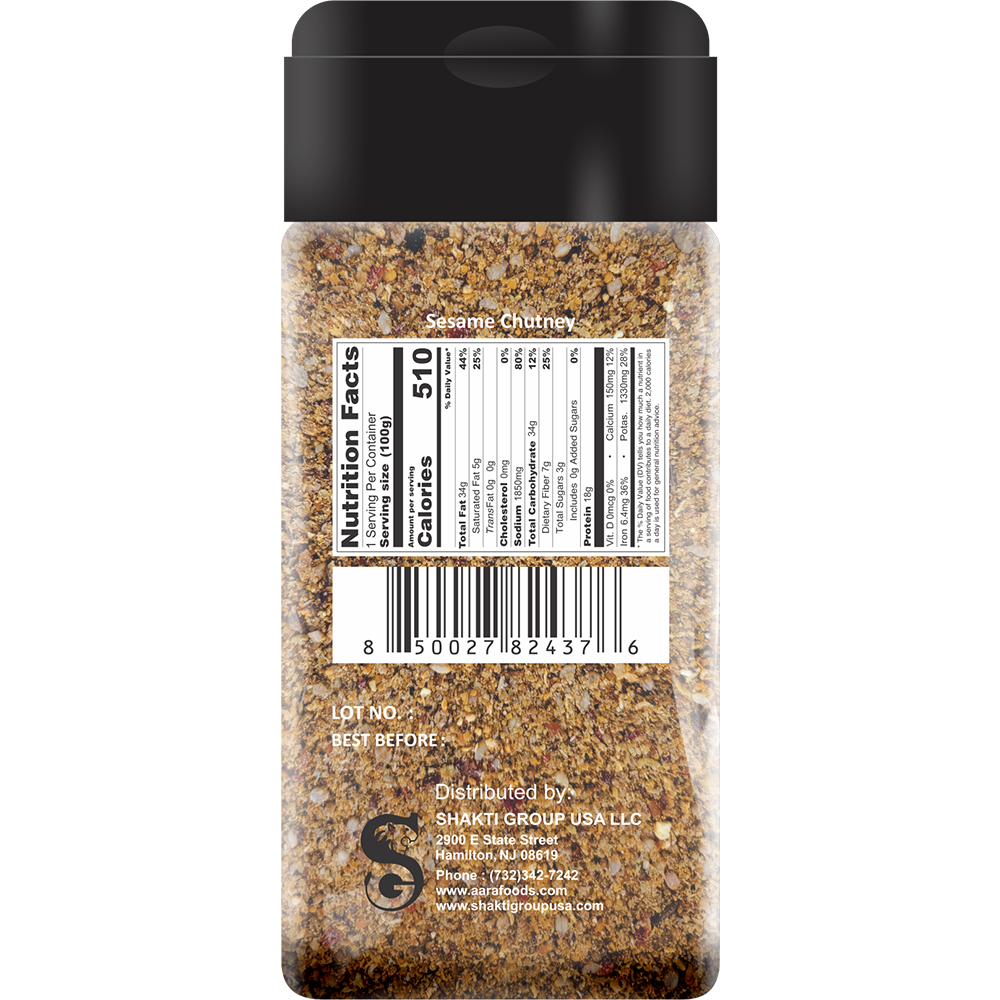 Aara Til (Sesame) Chutney Powder - 250gm