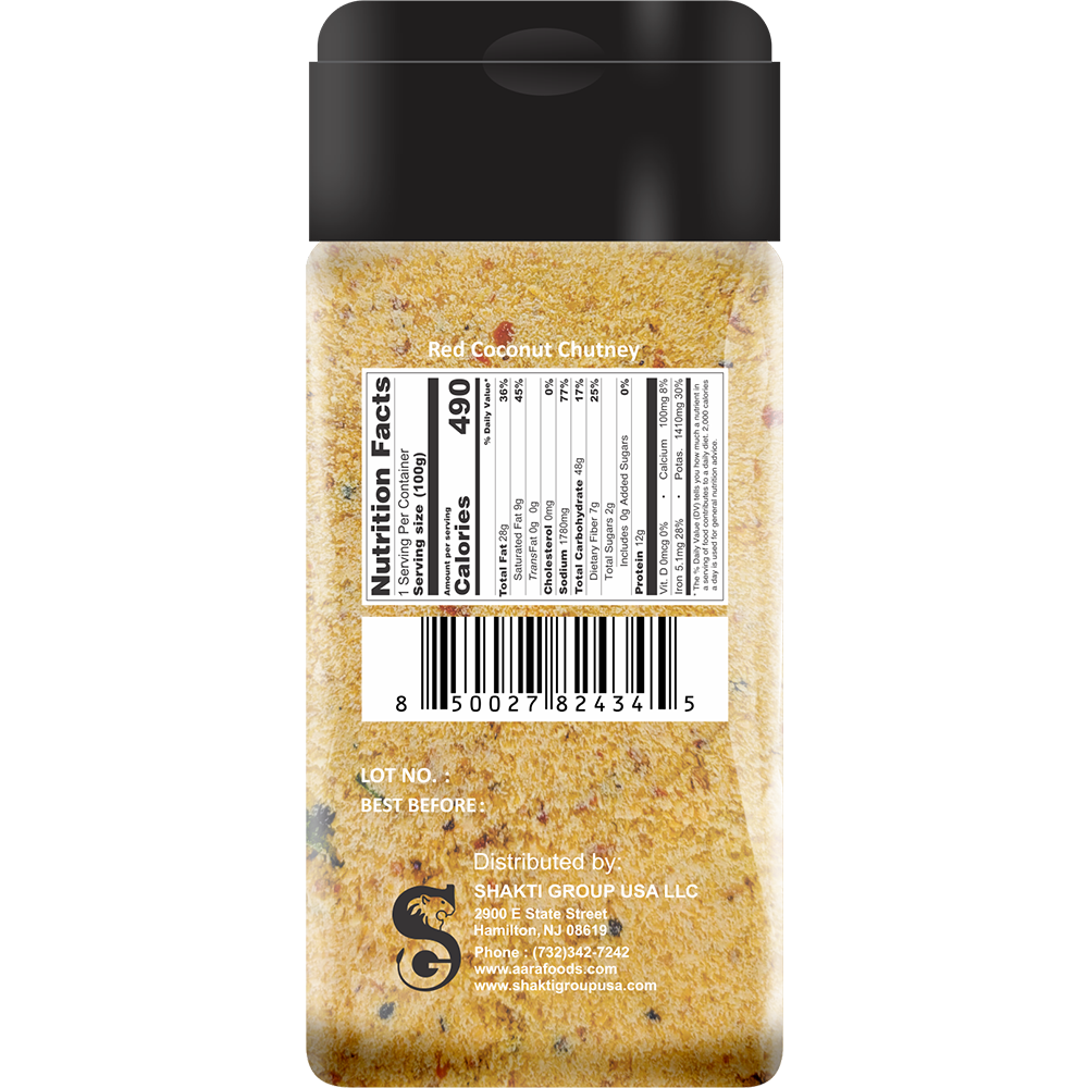Aara Coconut Red Chutney Powder - 250gm