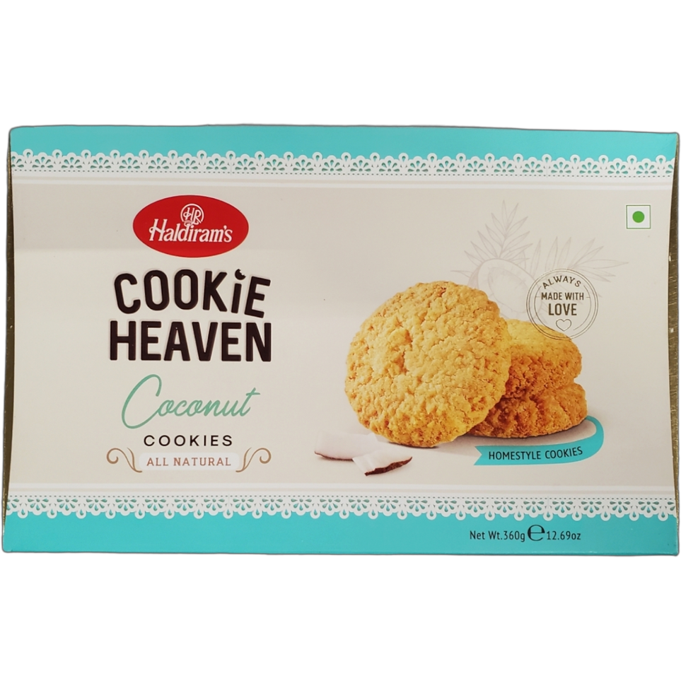 Haldiram Cookie Heaven Coconut Cookies - 360 gm