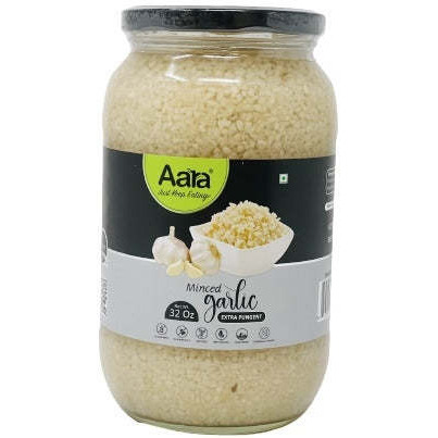 Aara Minced Garlic (Extra Pungent from India) - 32 oz