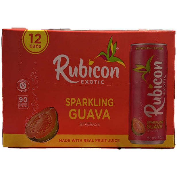 Rubicon Sparkling Guava Drink - 355ml (1 Case)