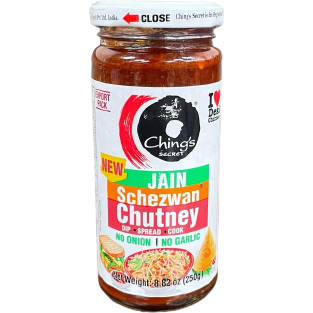 Chings Jain Schezwan Chutney - 250 Gm (No Onion No Garlic)