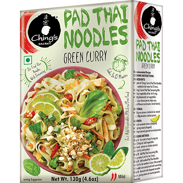 Chings Pad Thai Noodles (Green Curry) - 130gm (4.6oz)