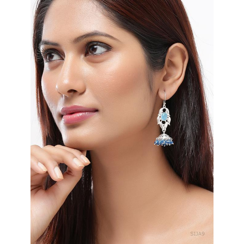Sterling Silver Handcrafted Classic Jhumkas By Silvermerc Designs