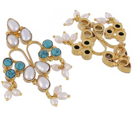 Gold-Plated Sterling Silver Handcrafted Classic Drop Earrings By Silvermerc Designs