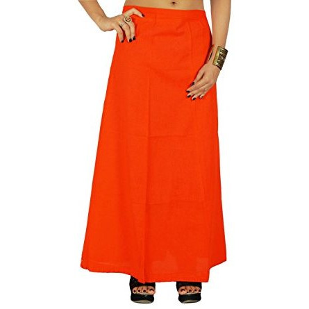 Solid Bollywood Cotton Inskirt Stitched Indian Petticoat Lining For Sari